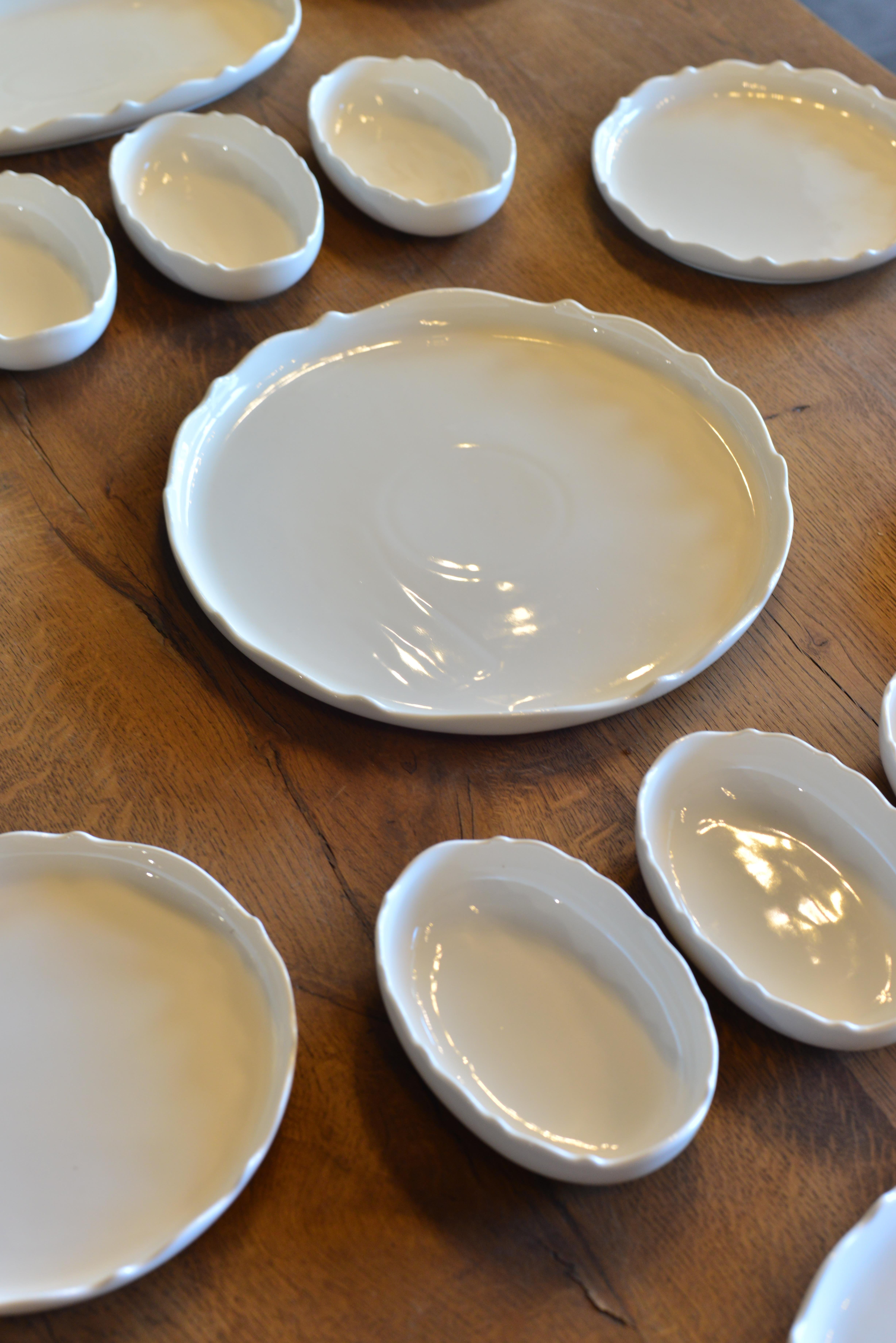 23 Parça 8 kişilik Niravana Porselen Kahvaltı Seti 