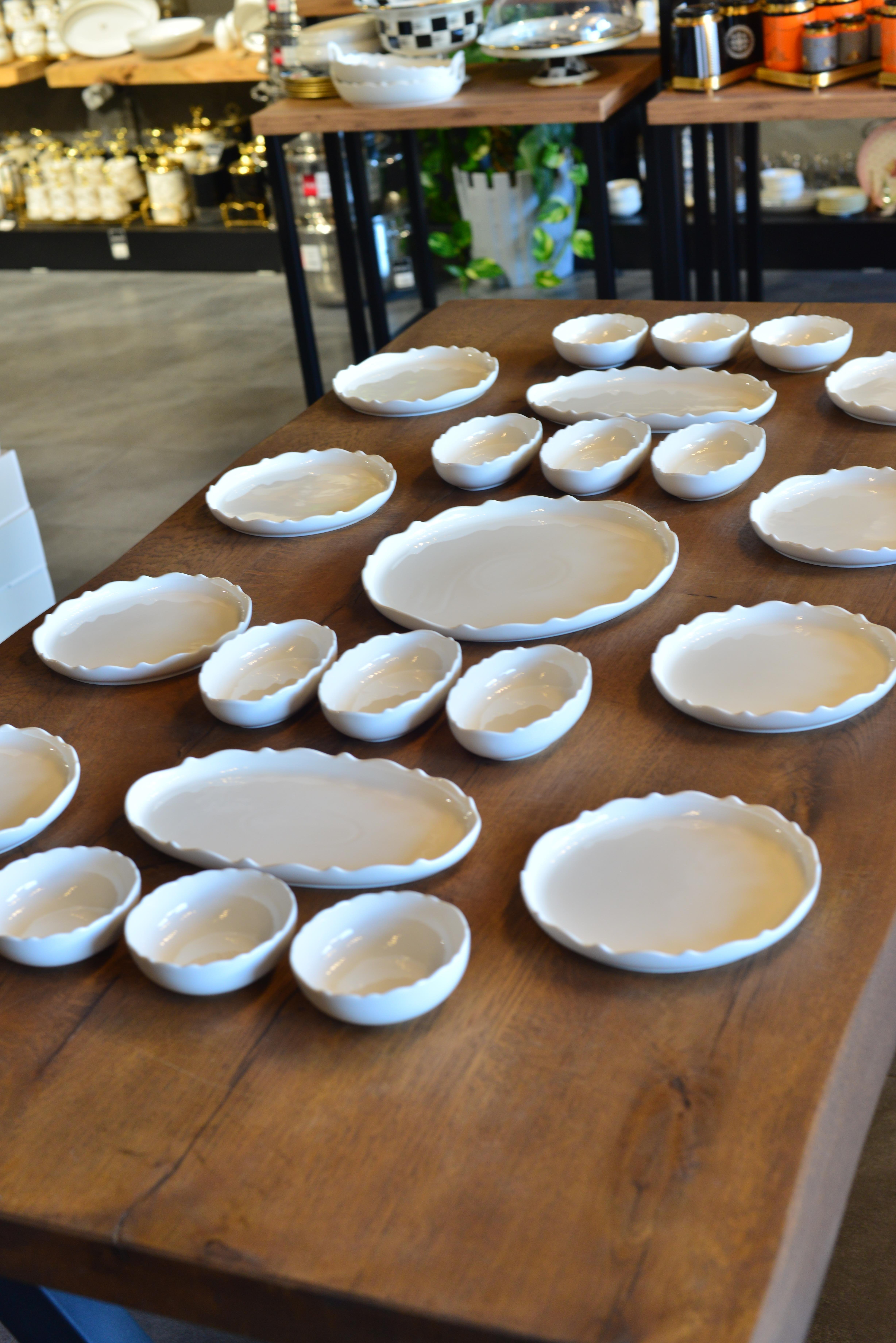 23 Parça 8 kişilik Niravana Porselen Kahvaltı Seti 