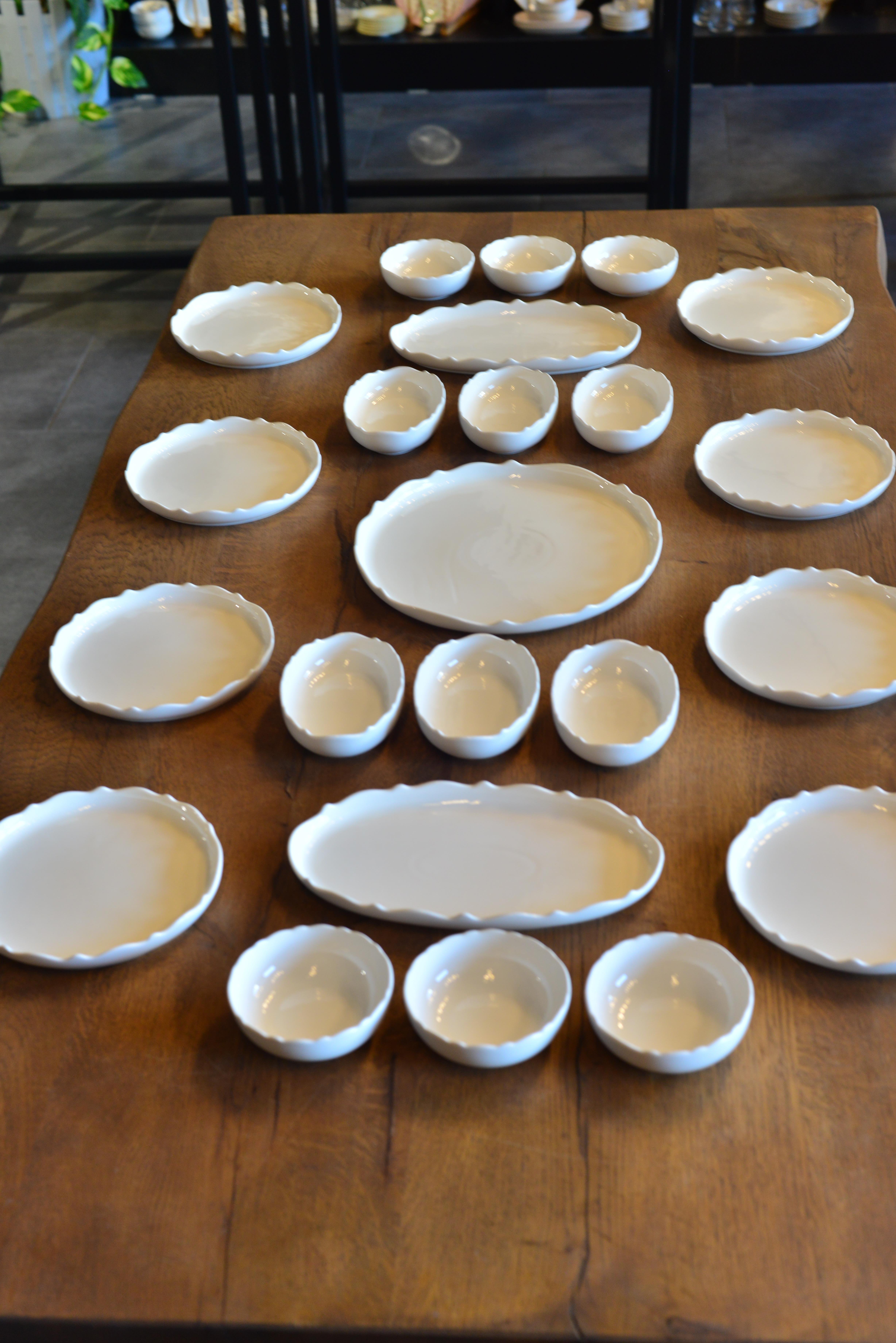 23 Parça 8 kişilik Niravana Porselen Kahvaltı Seti 