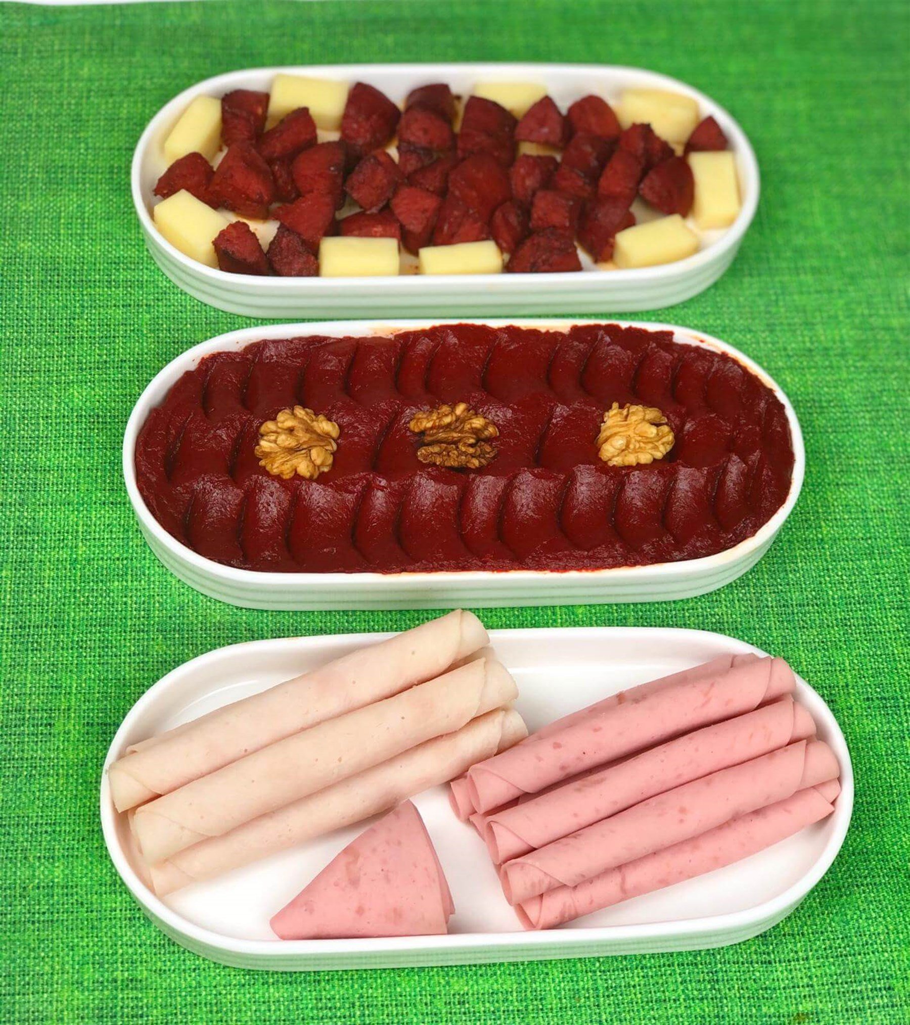 24 Parça 6 Kişilik Porselen Kahvaltı Seti