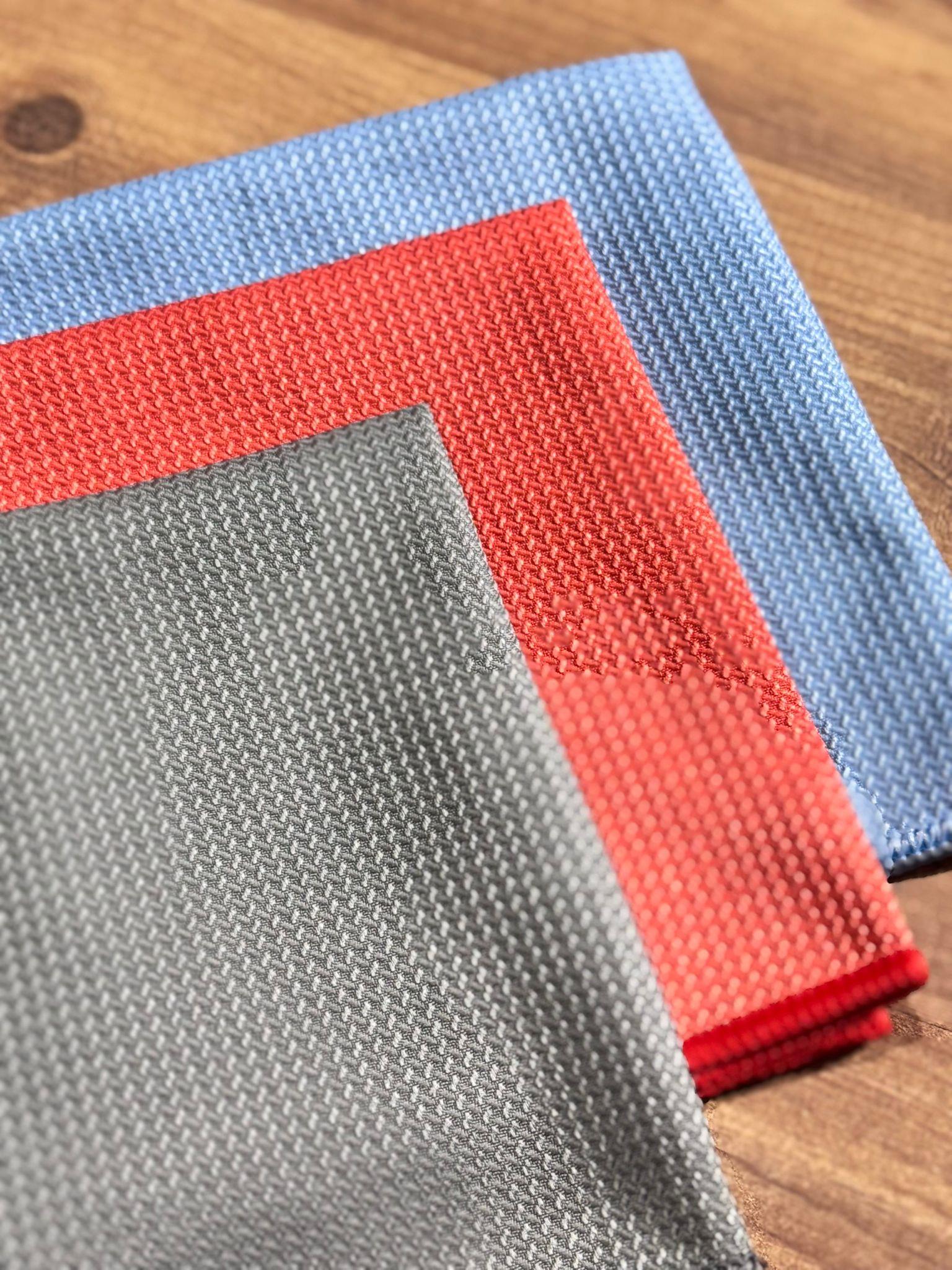 3 Lü Mikrofiber Cam Temizlik Bezi Renkli - 40x40 cm