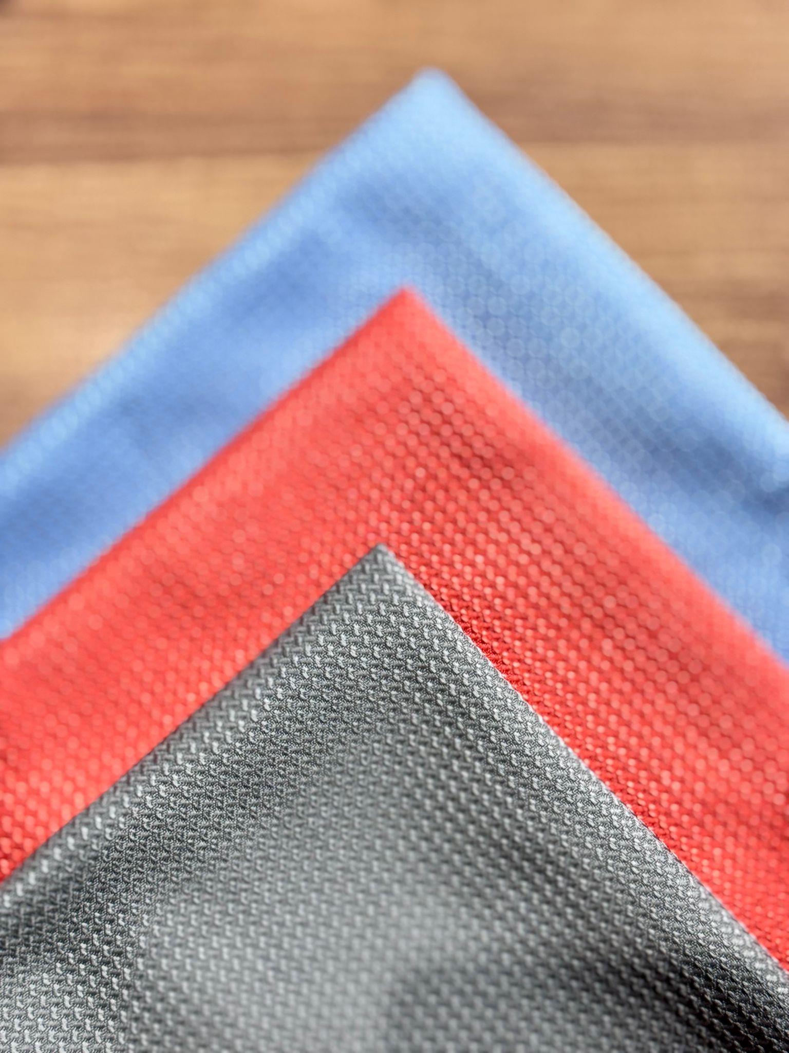 3 Lü Mikrofiber Cam Temizlik Bezi Renkli - 40x40 cm