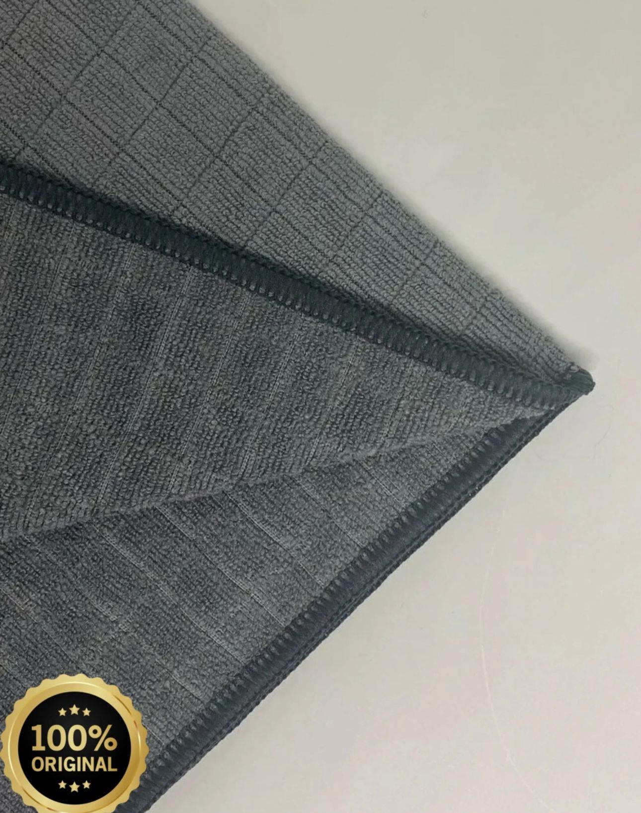 3 Lü Mikrofiber Temizlik Bezi Gri - 40x40 cm