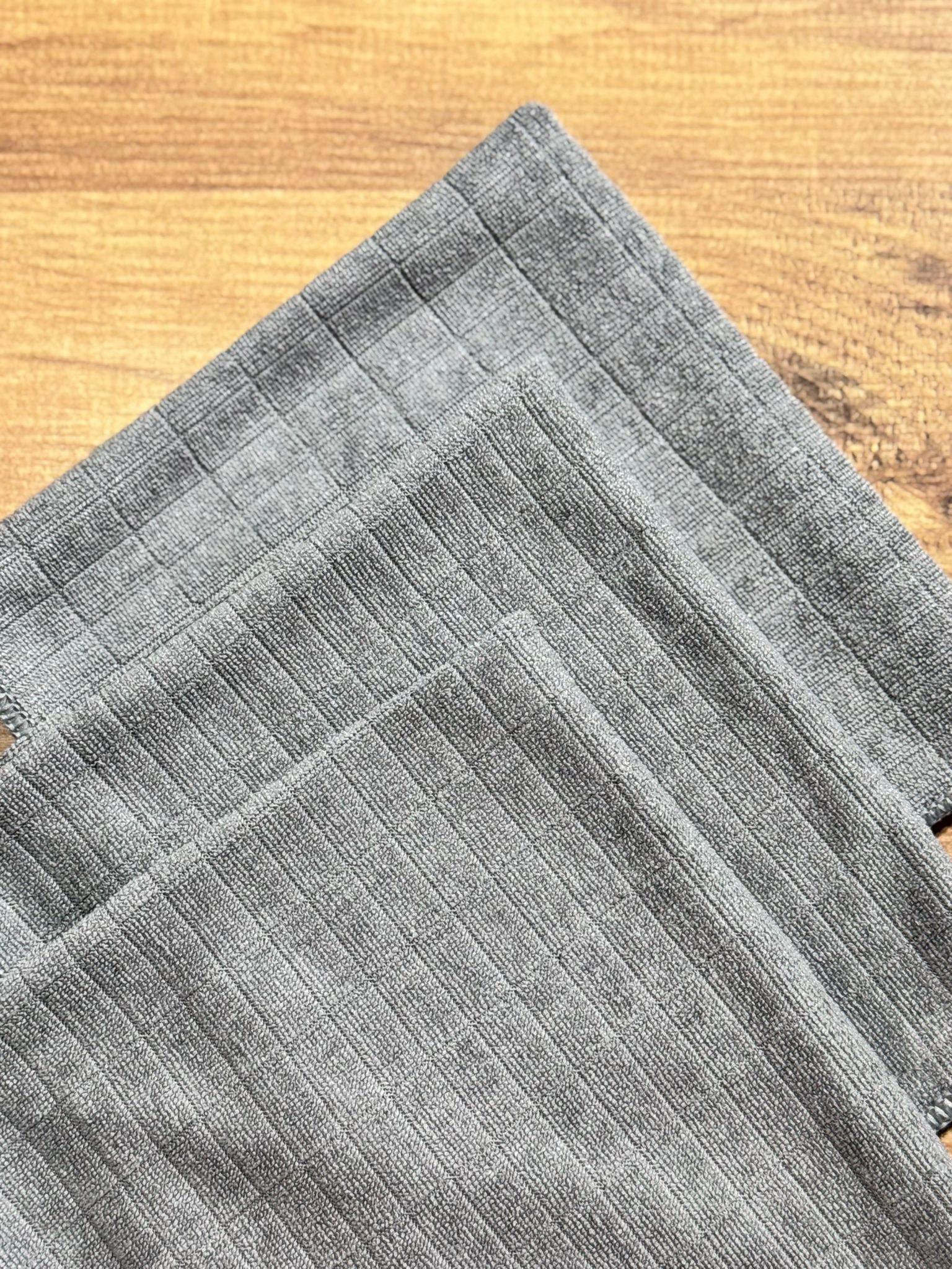 3 Lü Mikrofiber Temizlik Bezi Gri - 40x40 cm