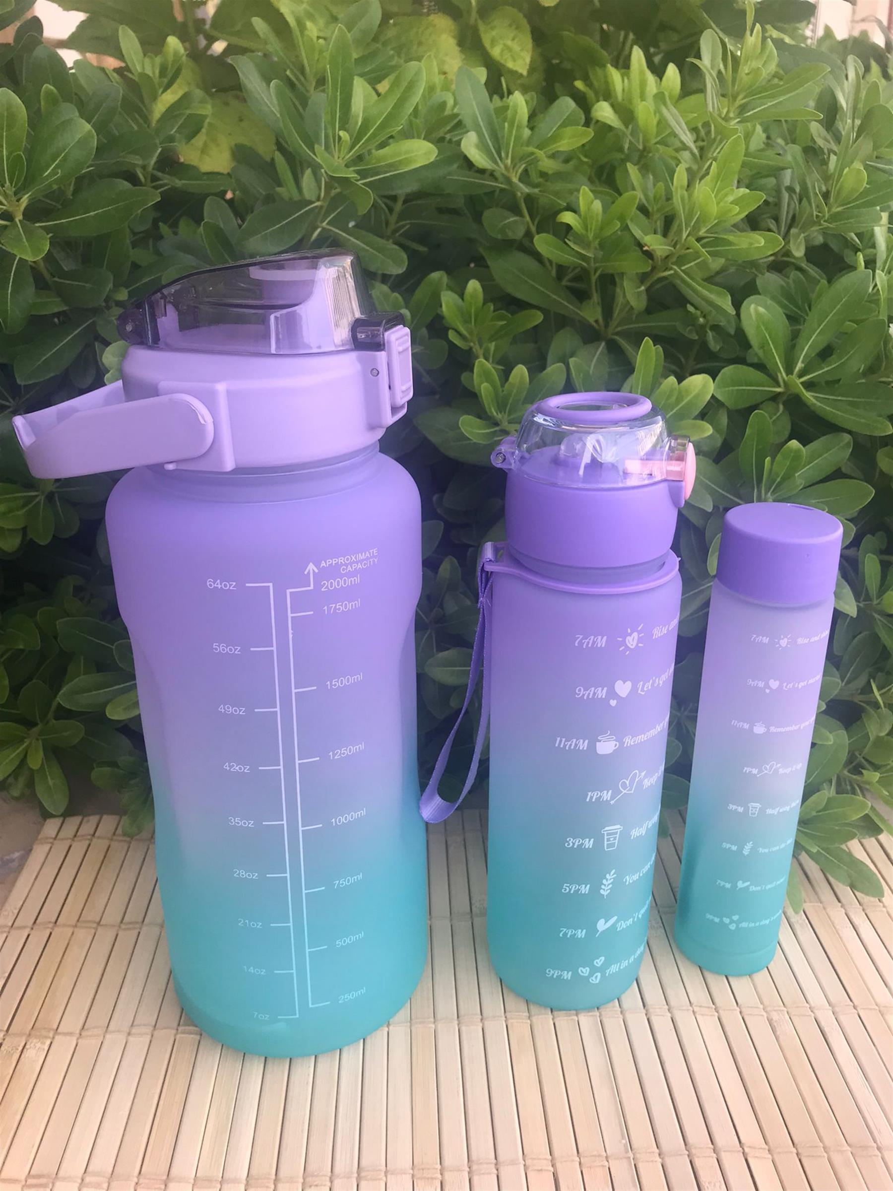 3 Lü Motivasyon Matara 2 LT + 700 ML + 300 ML