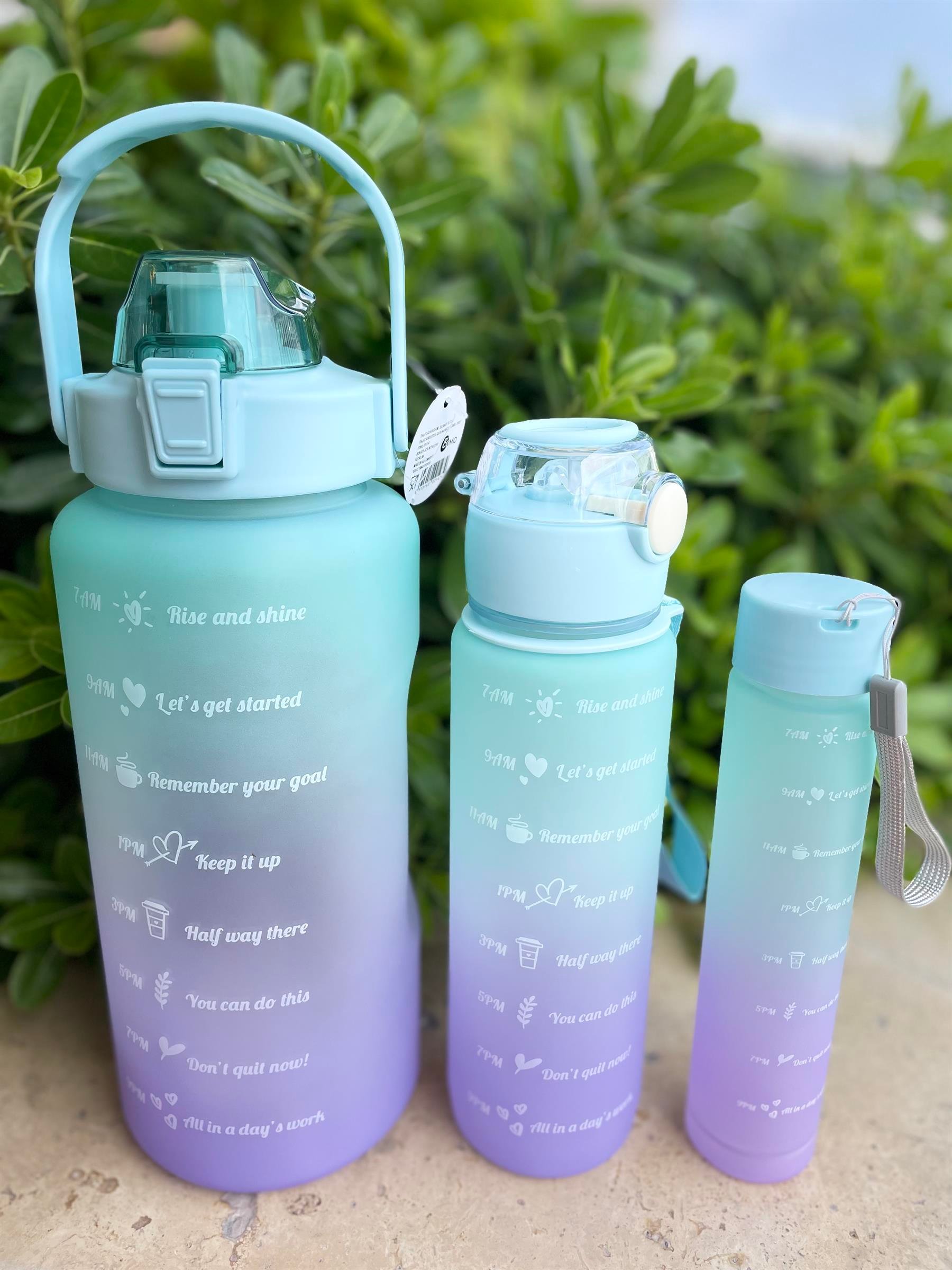 3 Lü Motivasyon Matara 2 LT + 700 ML + 300 ML