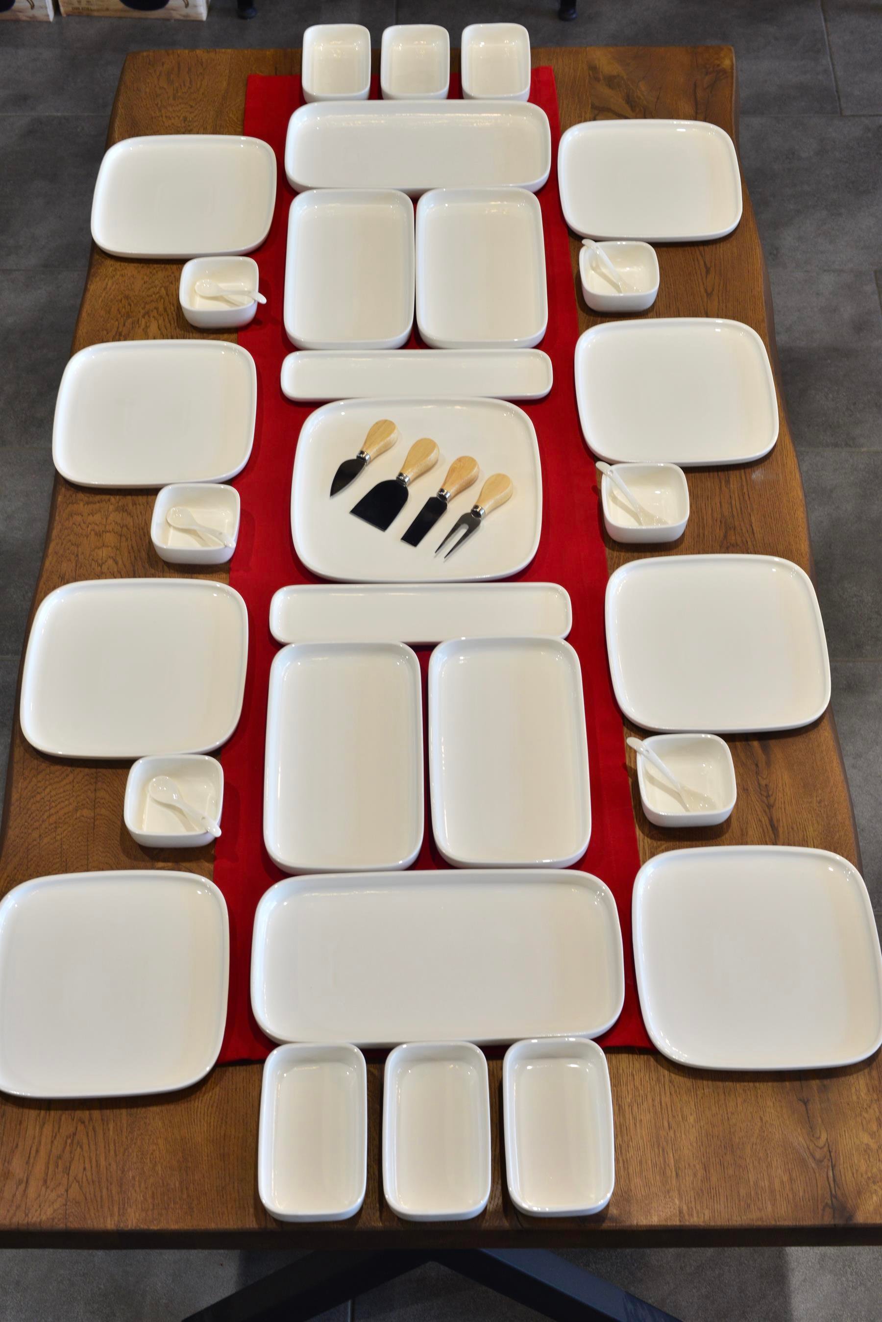 39 Parça 8 kişilik Porselen Kahvaltı Seti 