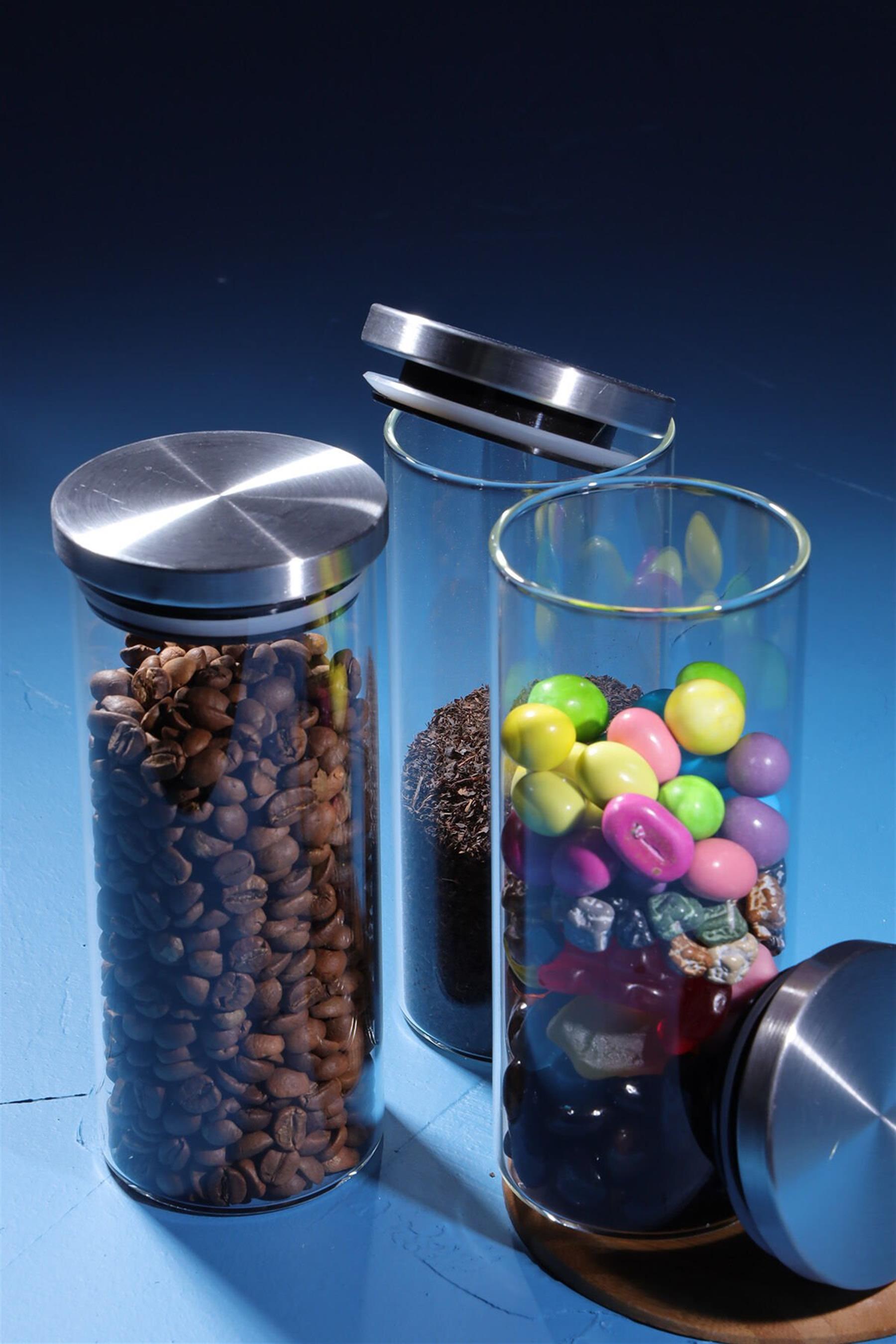 400 Ml Metal Kapakli Cam Kavanoz / 1 Adet