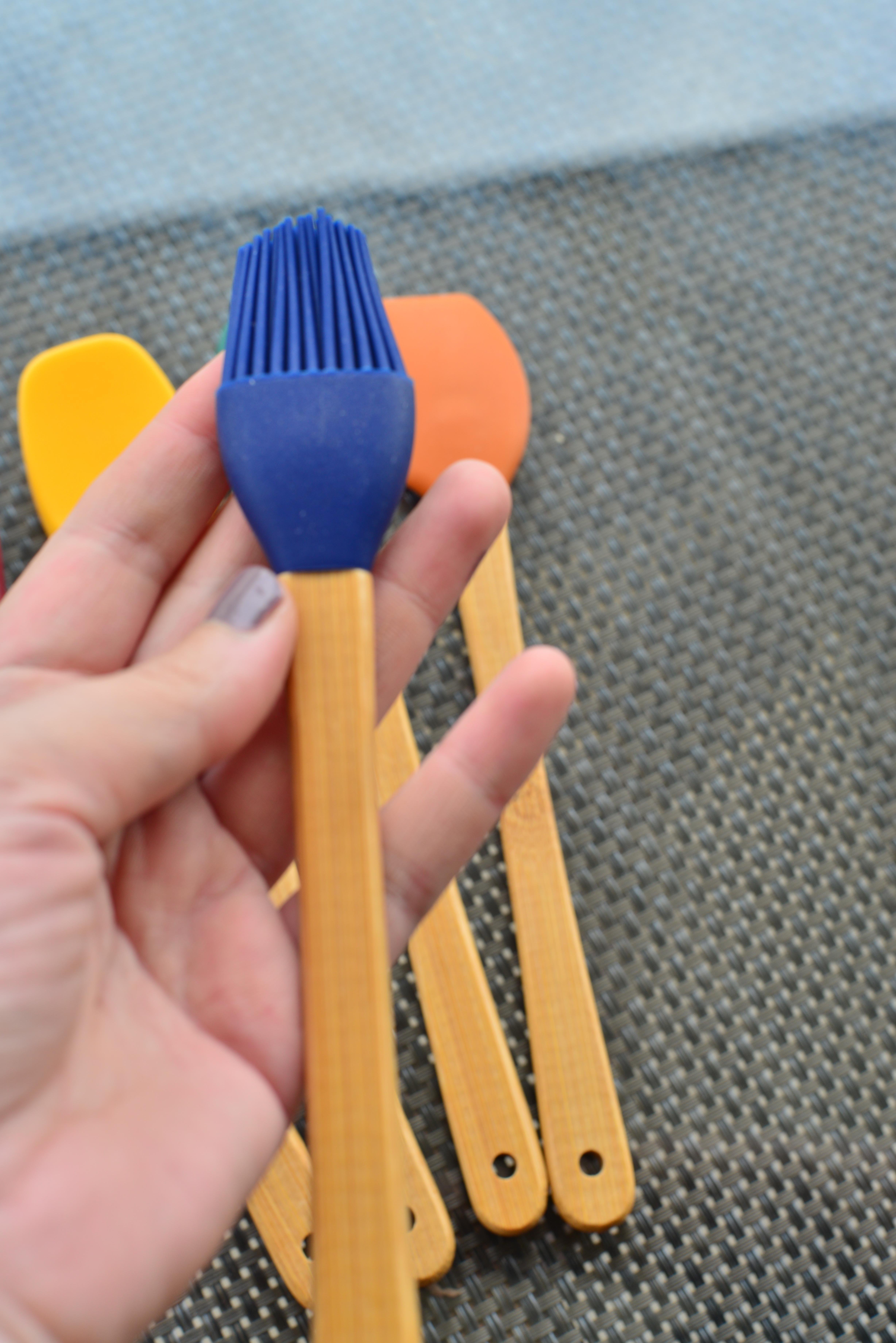 5 Li Mini Bambu Spatula Seti