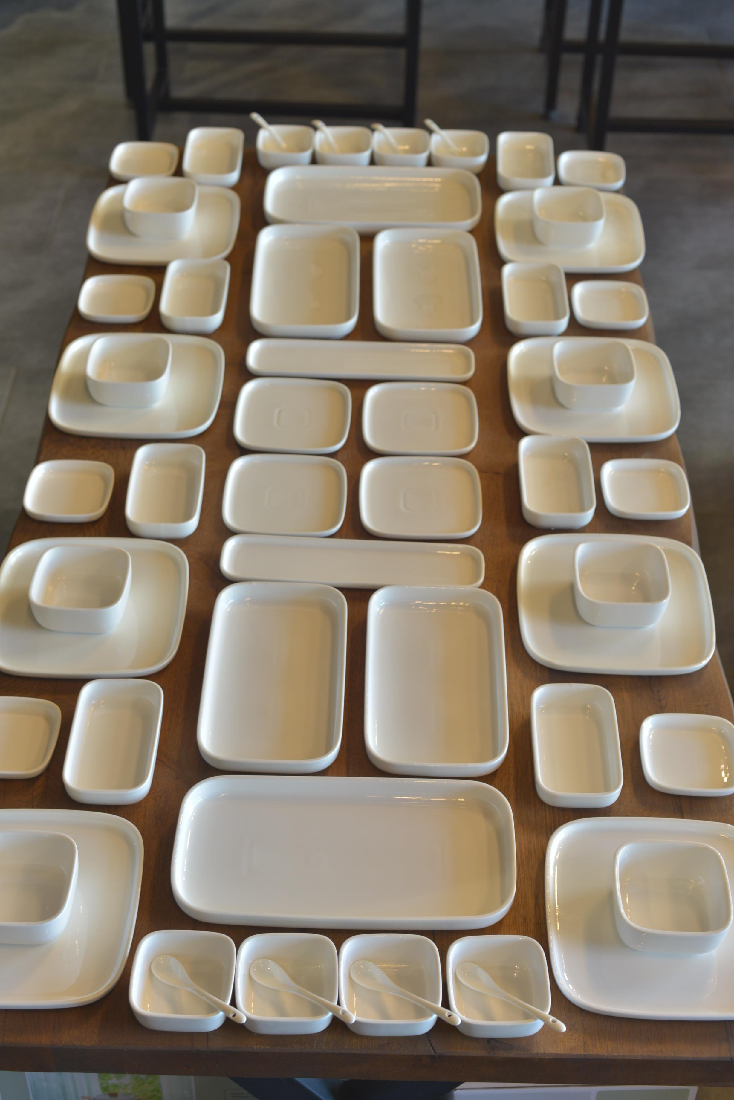 60 Parça 8 kişilik Pure Royal Porselen Kahvaltı Seti 