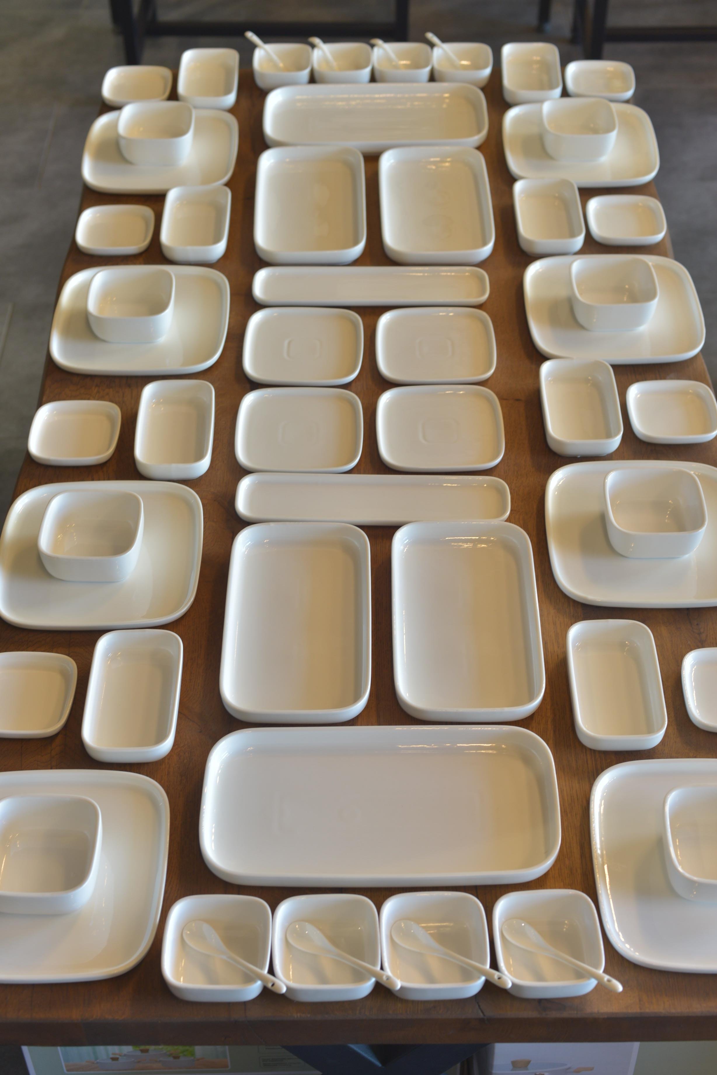 60 Parça 8 kişilik Pure Royal Porselen Kahvaltı Seti 