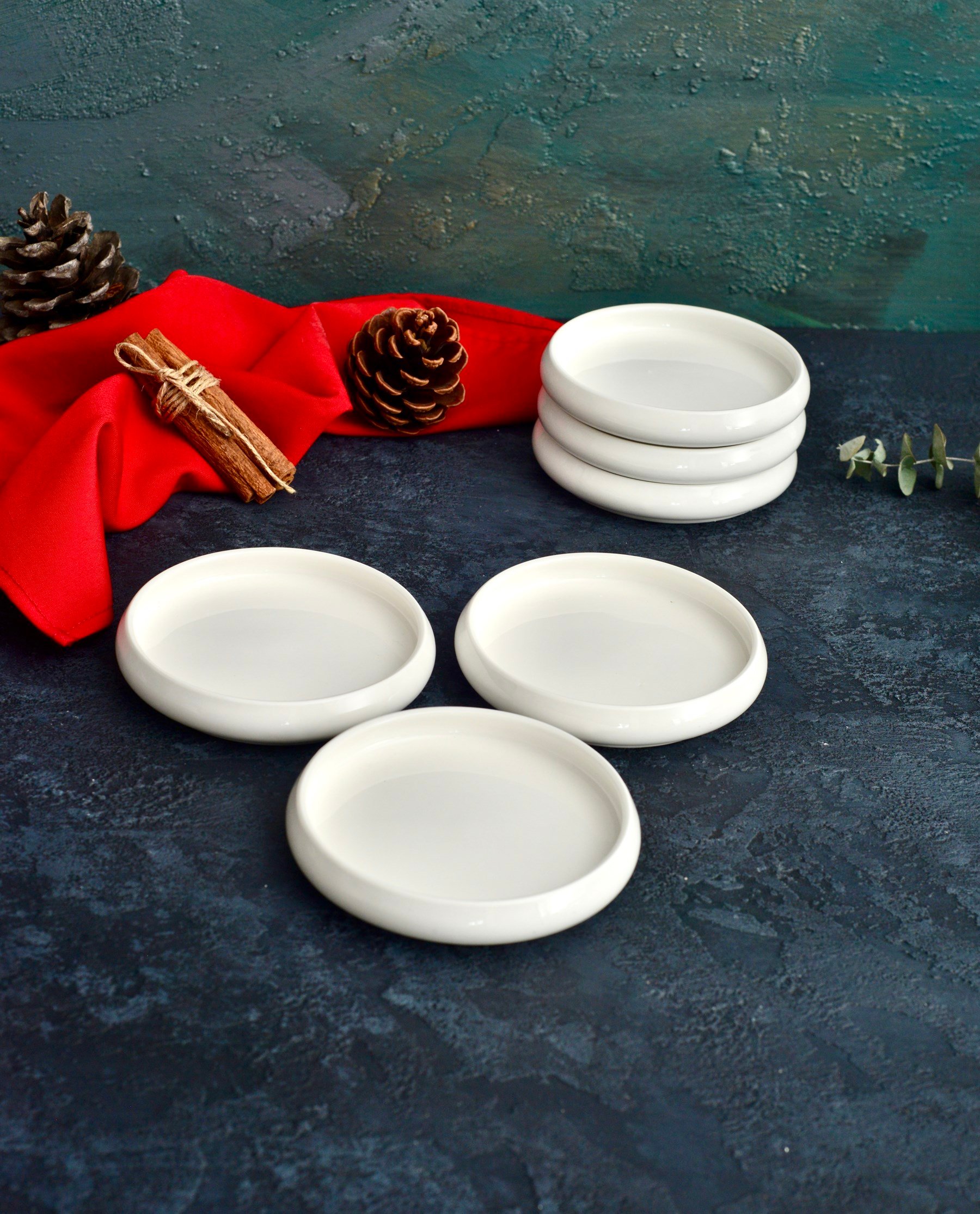 Acar Bombeli 10 cm Mini / Çay Tabak 6 Lı