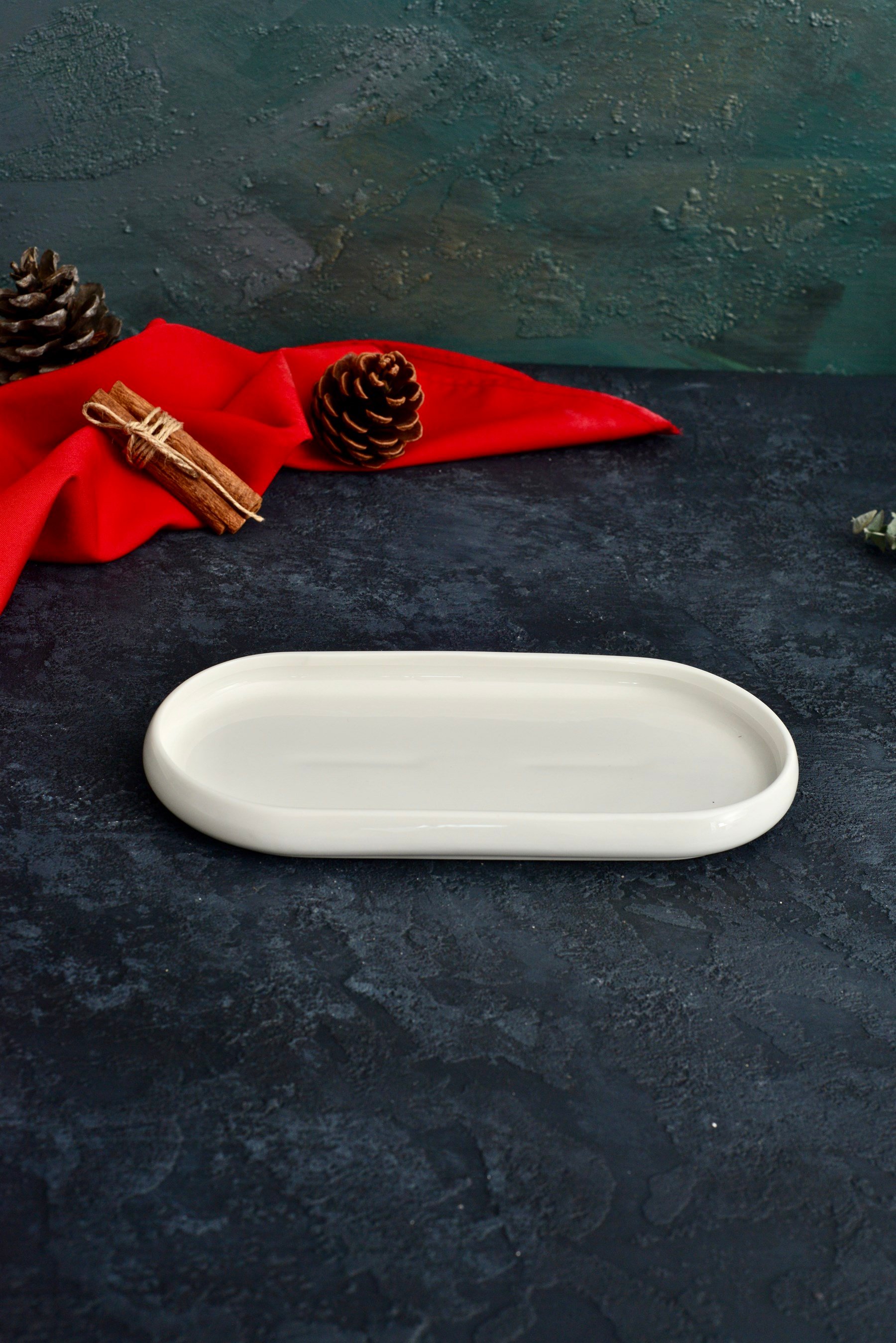 Acar Bombeli 23x11 cm Oval Tabak