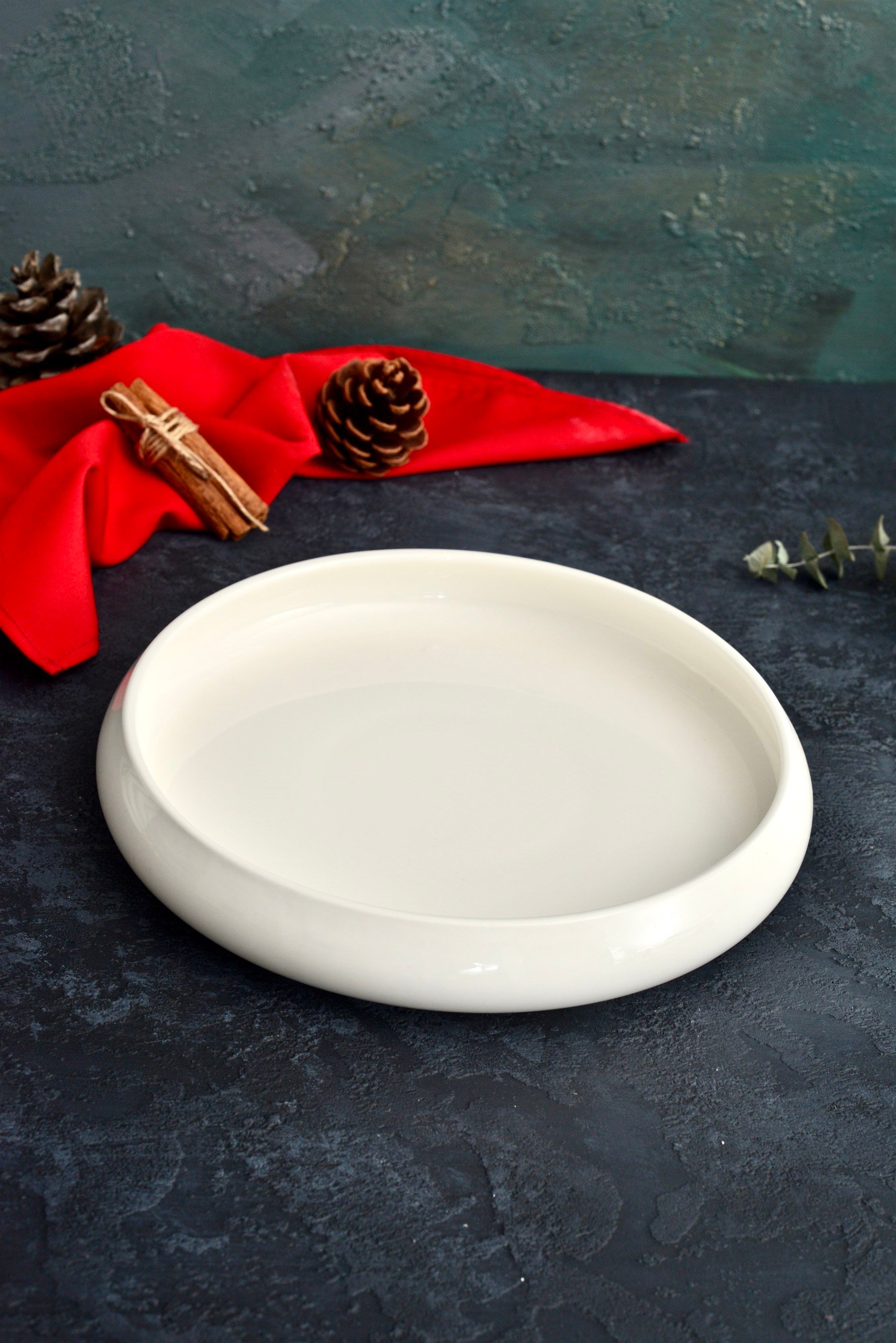 Acar Bombeli 24 cm Derin Servis Tabak