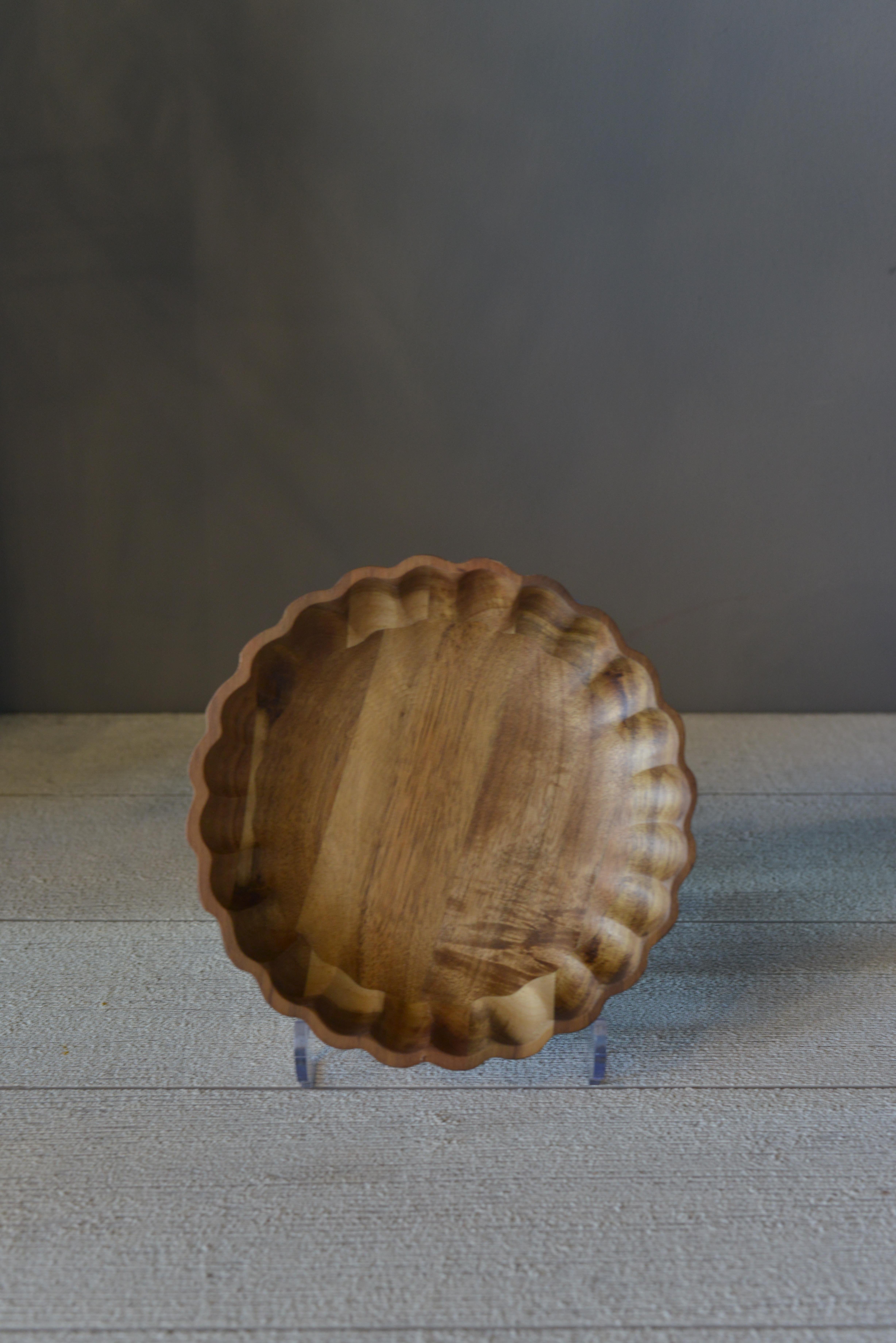 Akasya Curve Sunum Tabak Küçük Boy - 1 Adet