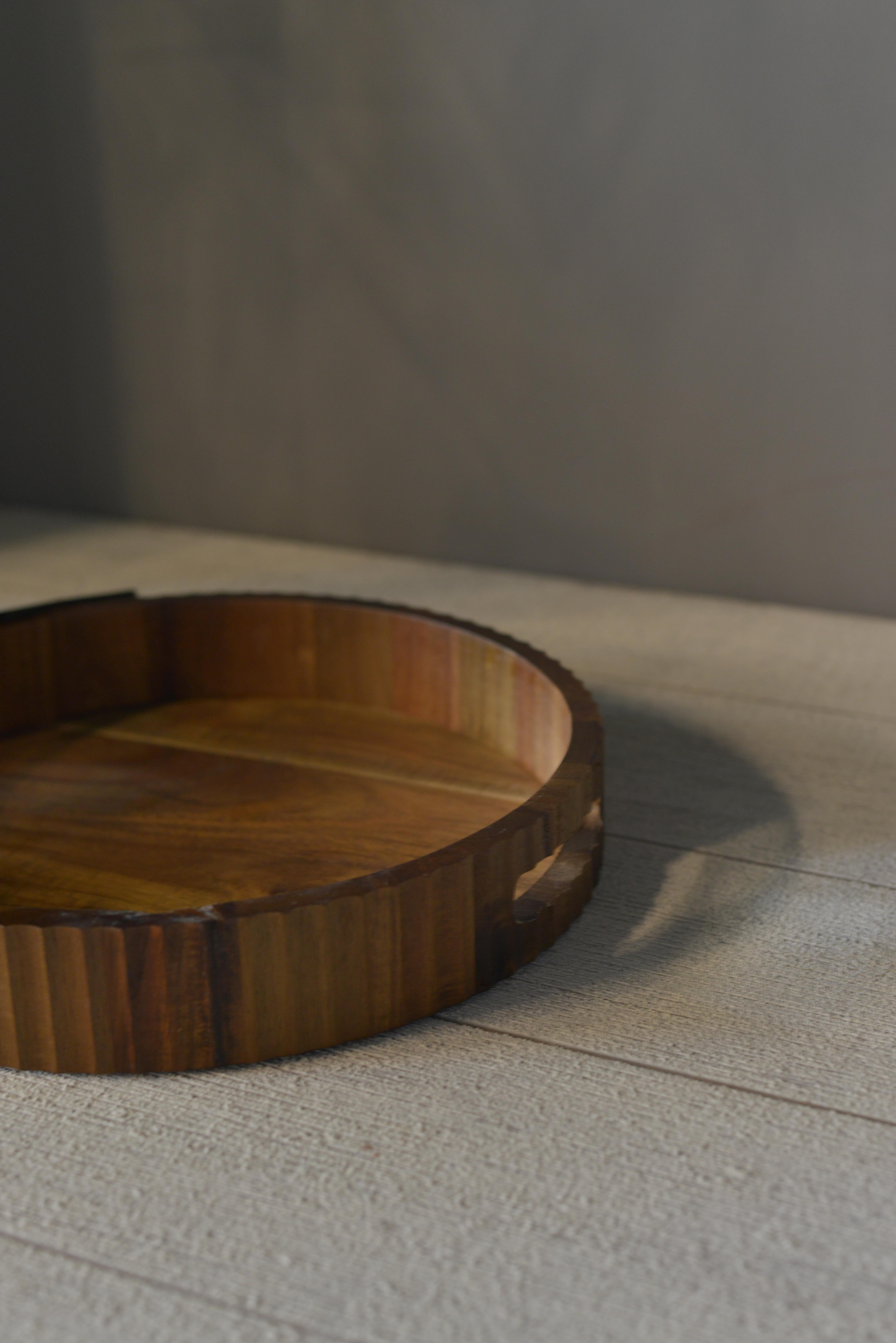 Akasya Curve Sunum Tepsi 30 Cm Küçük Boy - 1 Adet