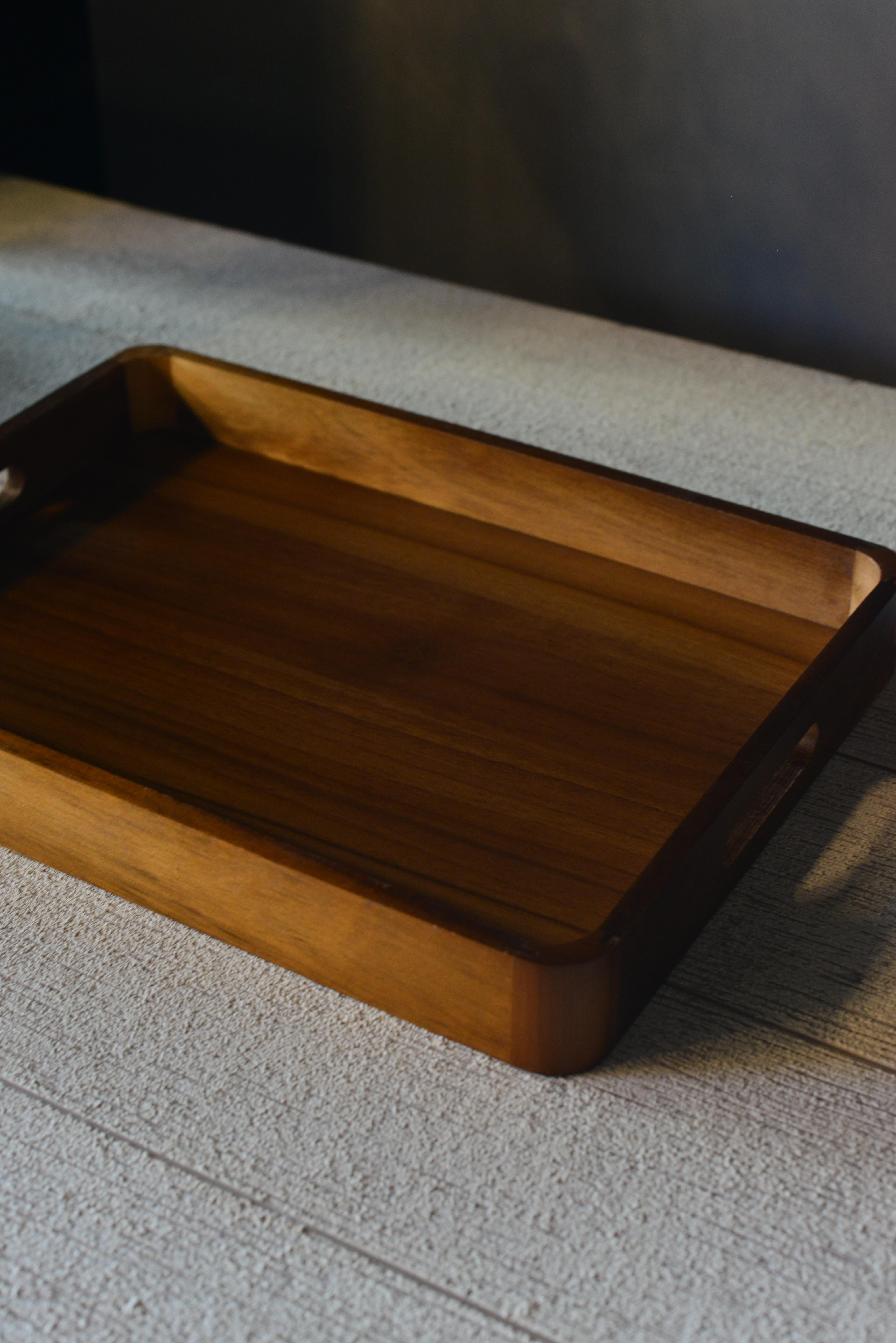 Akasya Dikdörtgen Çay Tepsisi Küçük Boy - 1 Adet