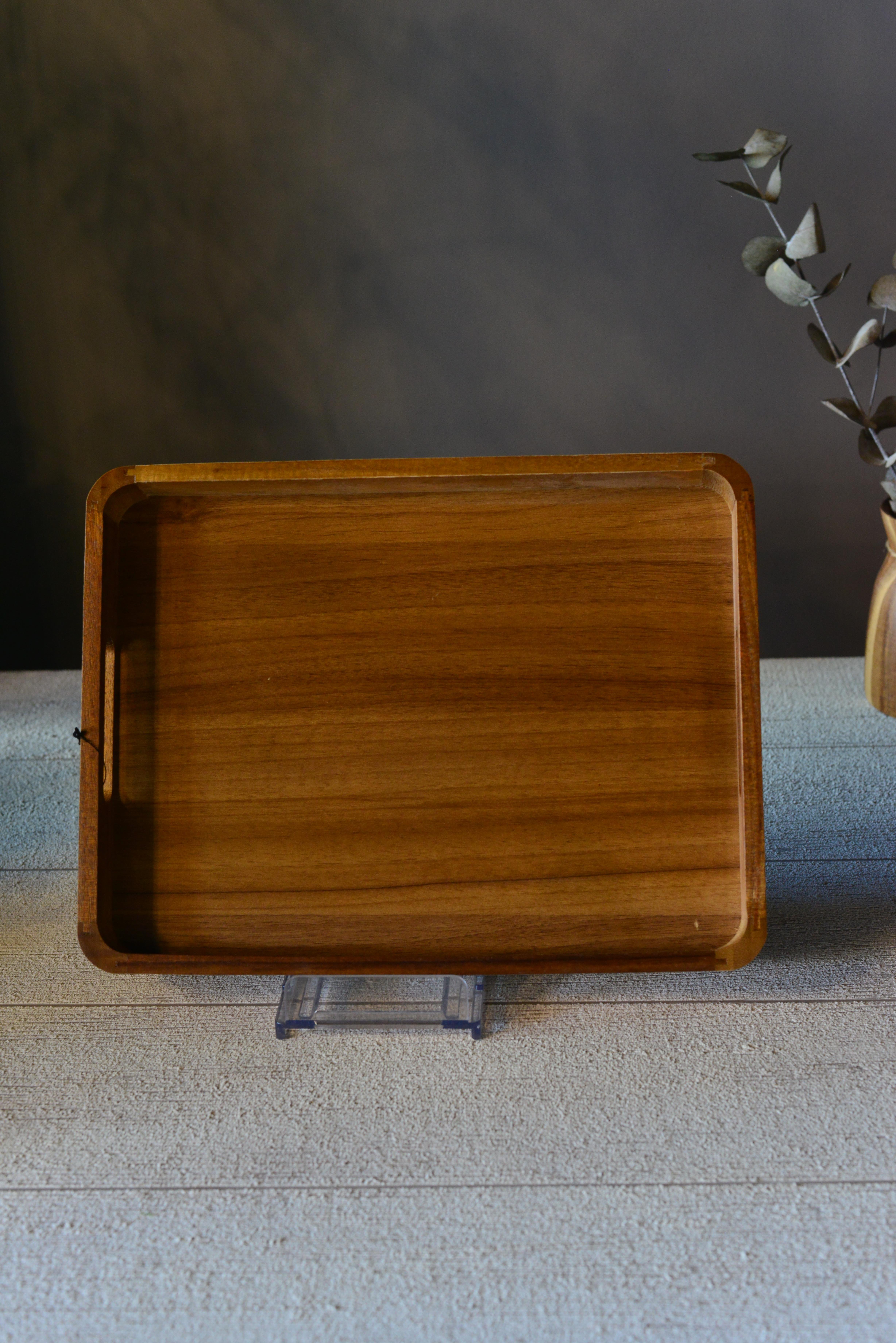 Akasya Dikdörtgen Çay Tepsisi Küçük Boy - 1 Adet