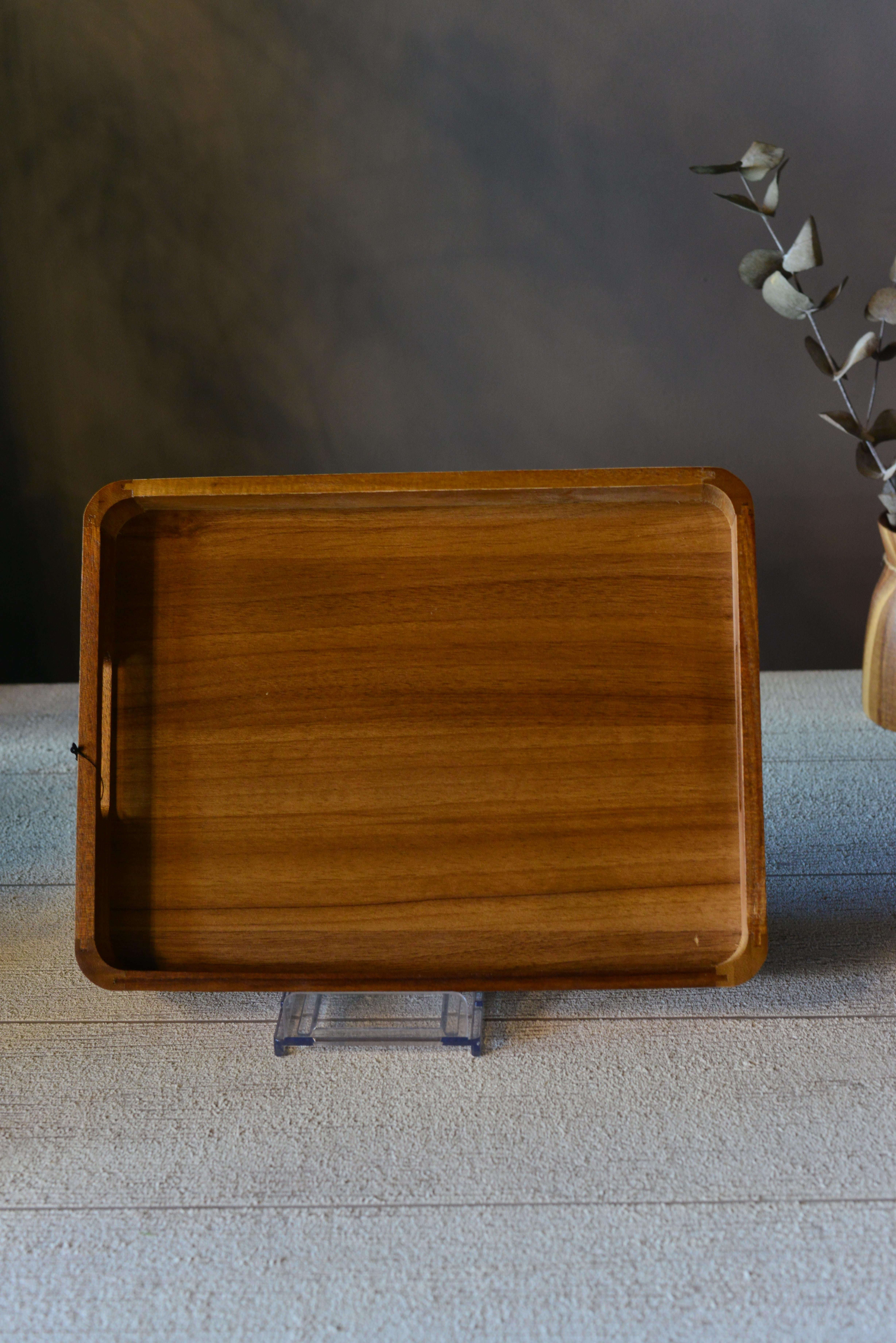 Akasya Dikdörtgen Çay Tepsisi Orta Boy - 1 Adet