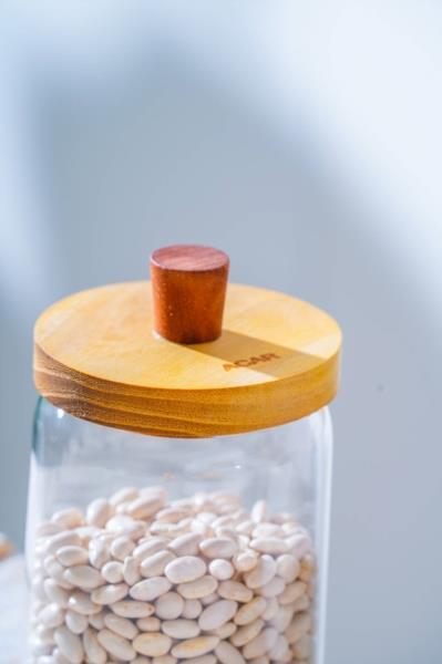 Akasya Kapak Pinterest Malibu Borosilikat Cam Kavanoz - 1 Adet 430 ML