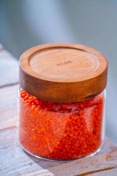 Akasya Kapak Pinterest Malibu Borosilikat Cam Kavanoz - 1 Adet 500 ML