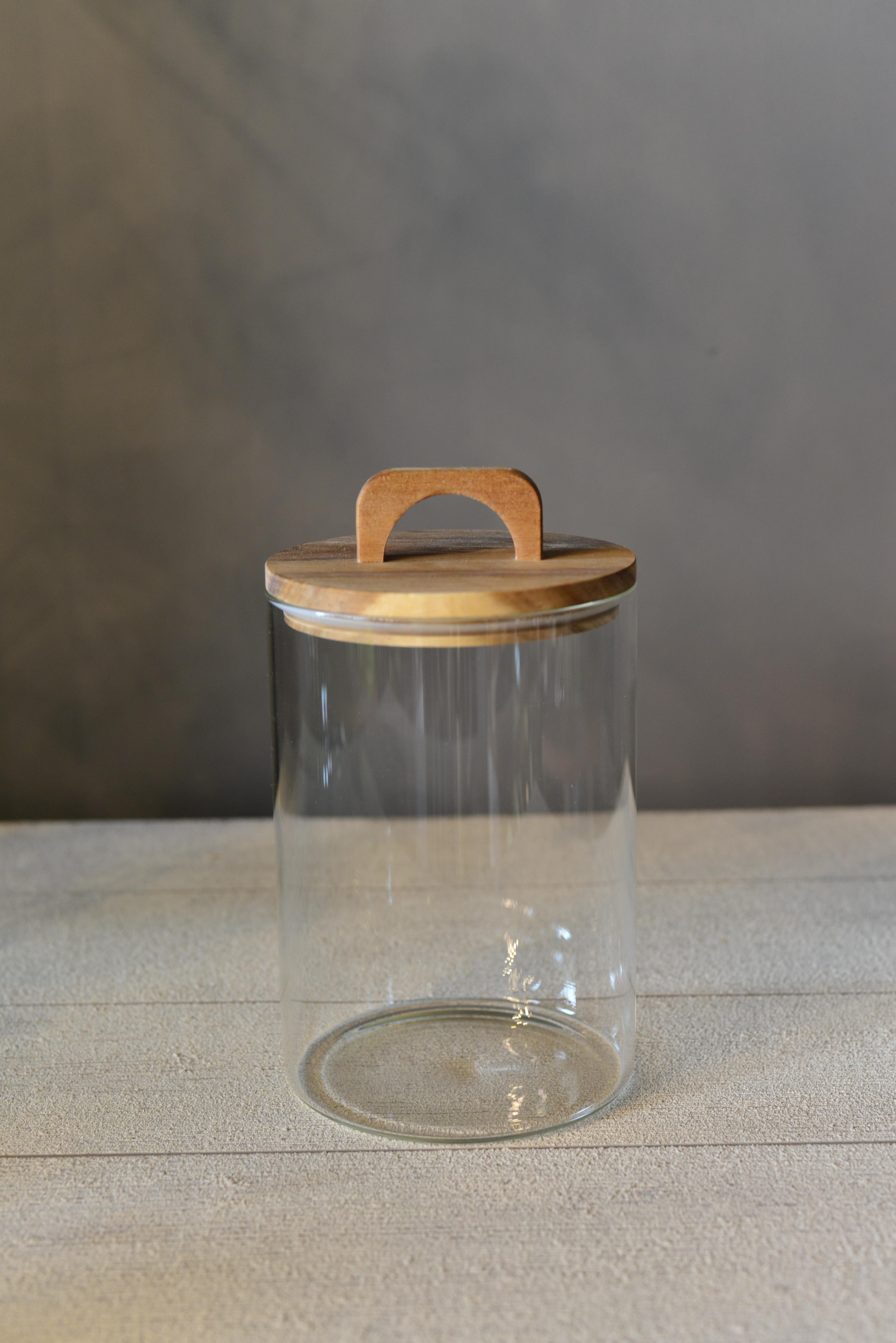 Akasya Kapak Pinterest Zahire Borosilikat Cam Kavanoz - 1 Adet 2550 ML