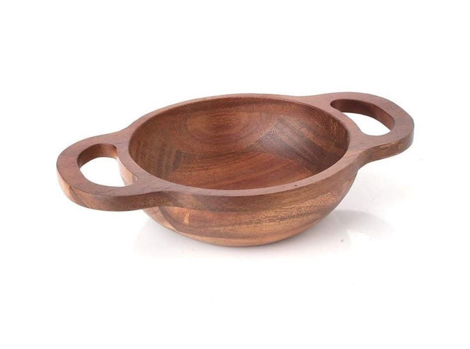 Akasya Kulplu Küçük Boy Meze Tabak - 1 Adet