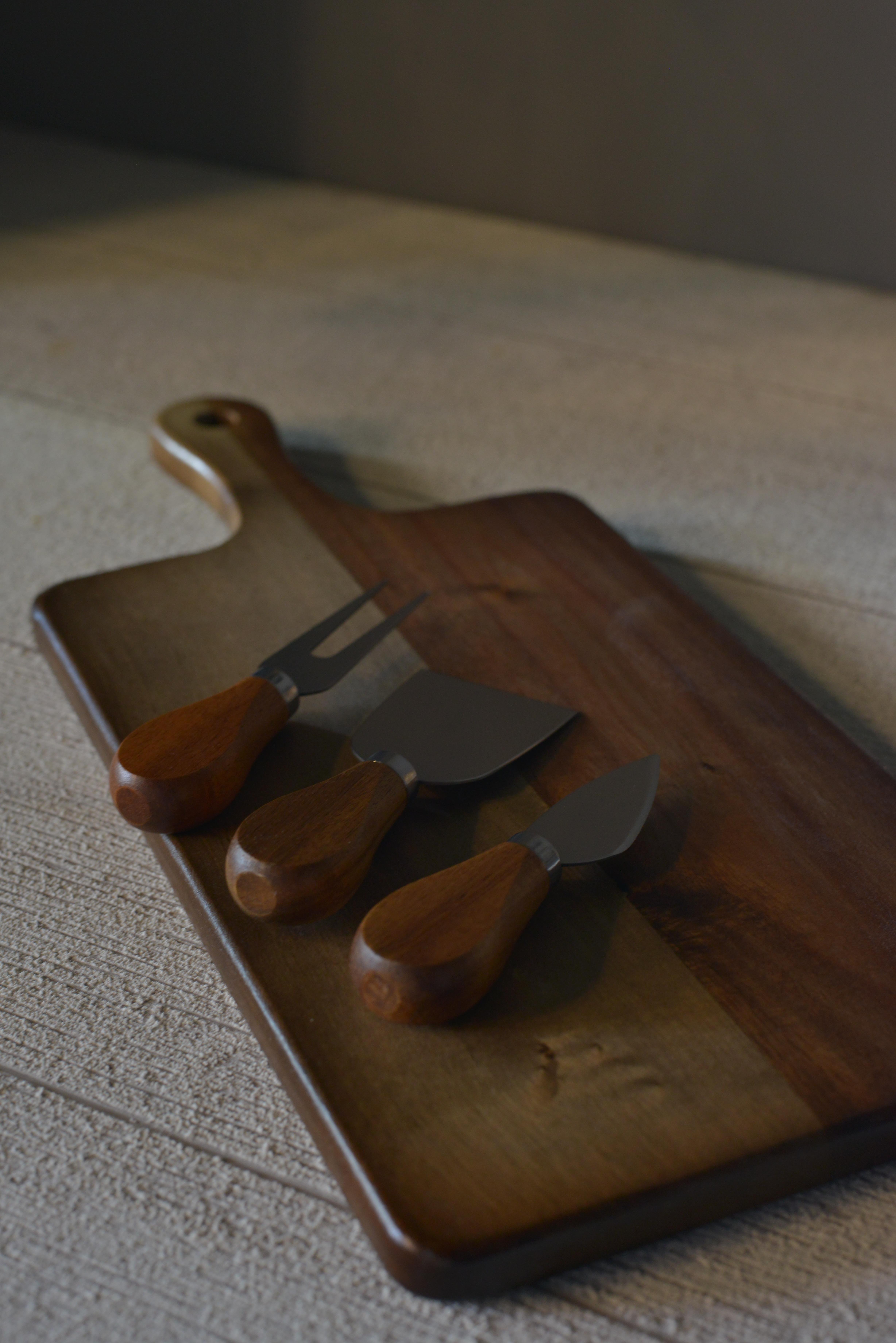 Akasya Peynir Bıçaklı Sunum Seti - 1 Adet