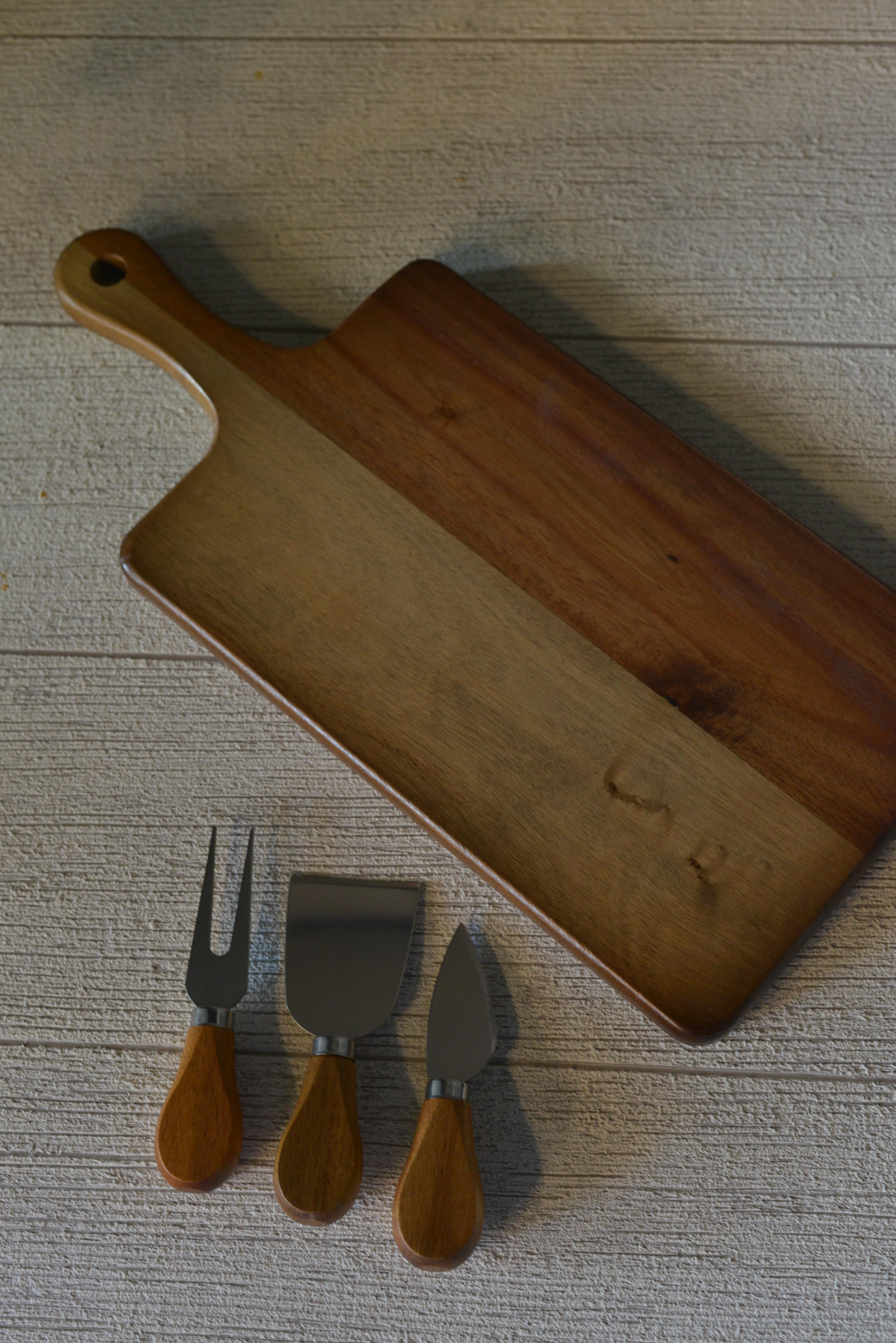 Akasya Peynir Bıçaklı Sunum Seti - 1 Adet