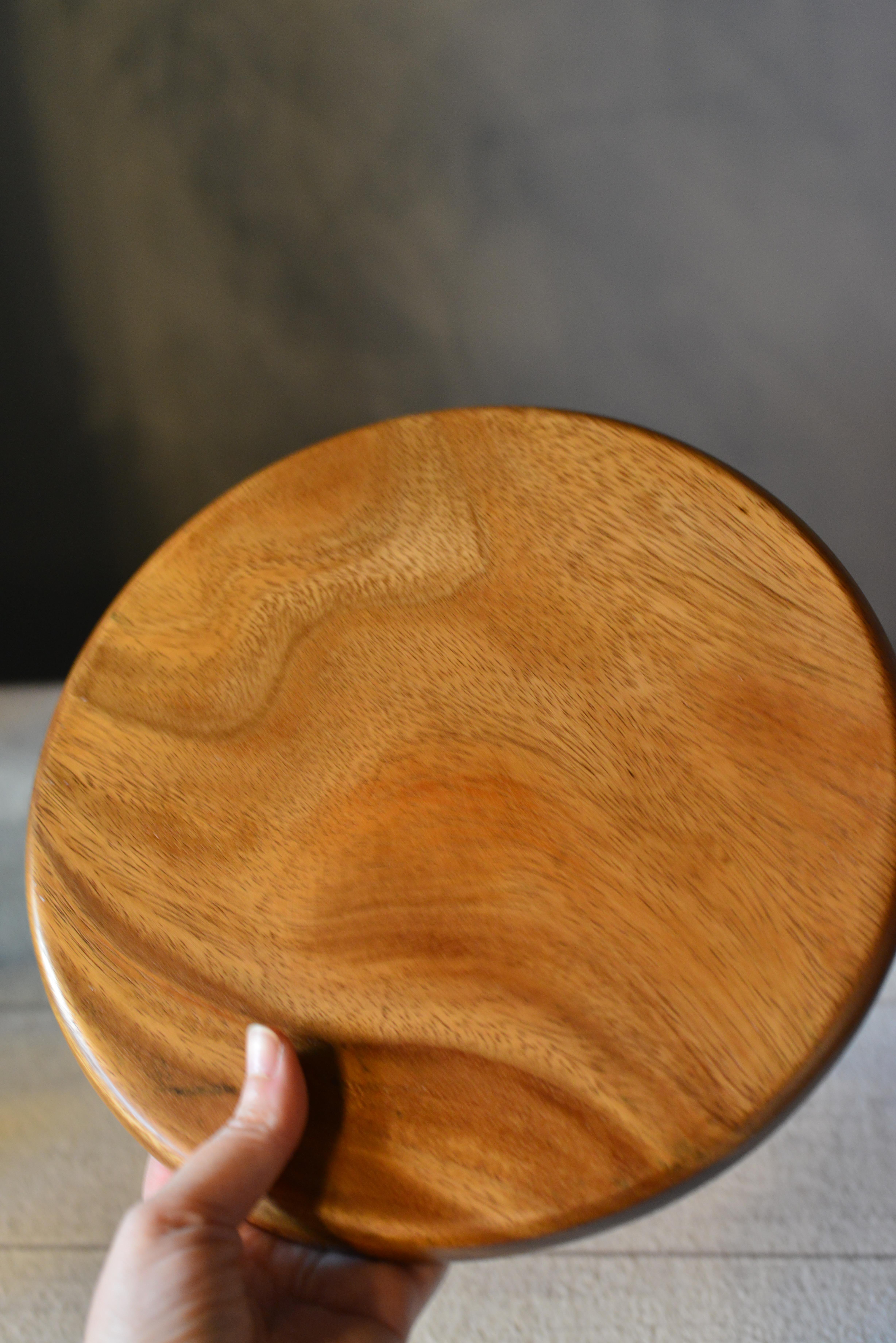 Akasya Top Ayaklı Yuvarlak Sunumluk - 1 Adet