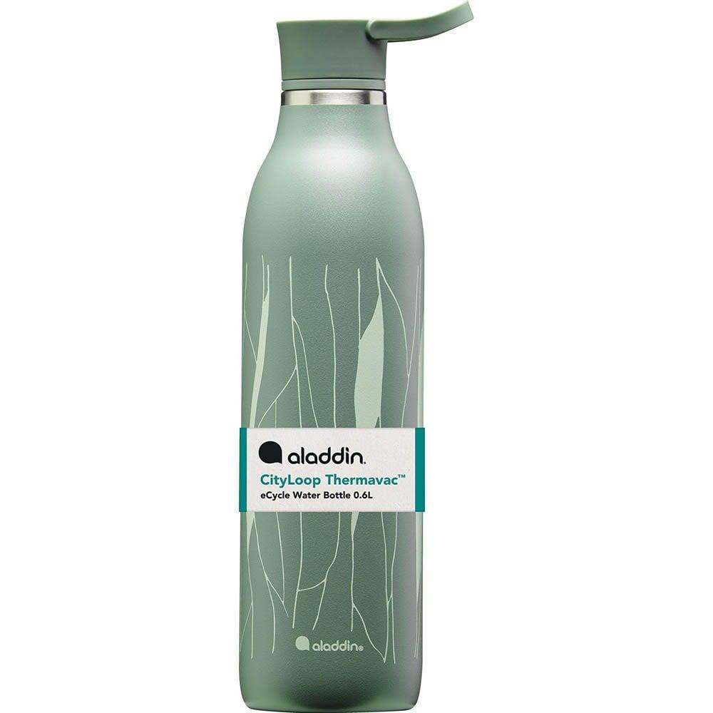 Aladdin City Loop Thermavac eCycle Paslanmaz Çelik Su Şişesi 0.60 Lt - Yeşil
