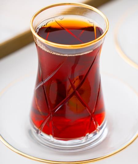 Ametist 6 Kişilik 12 Parça Gold Çay Seti