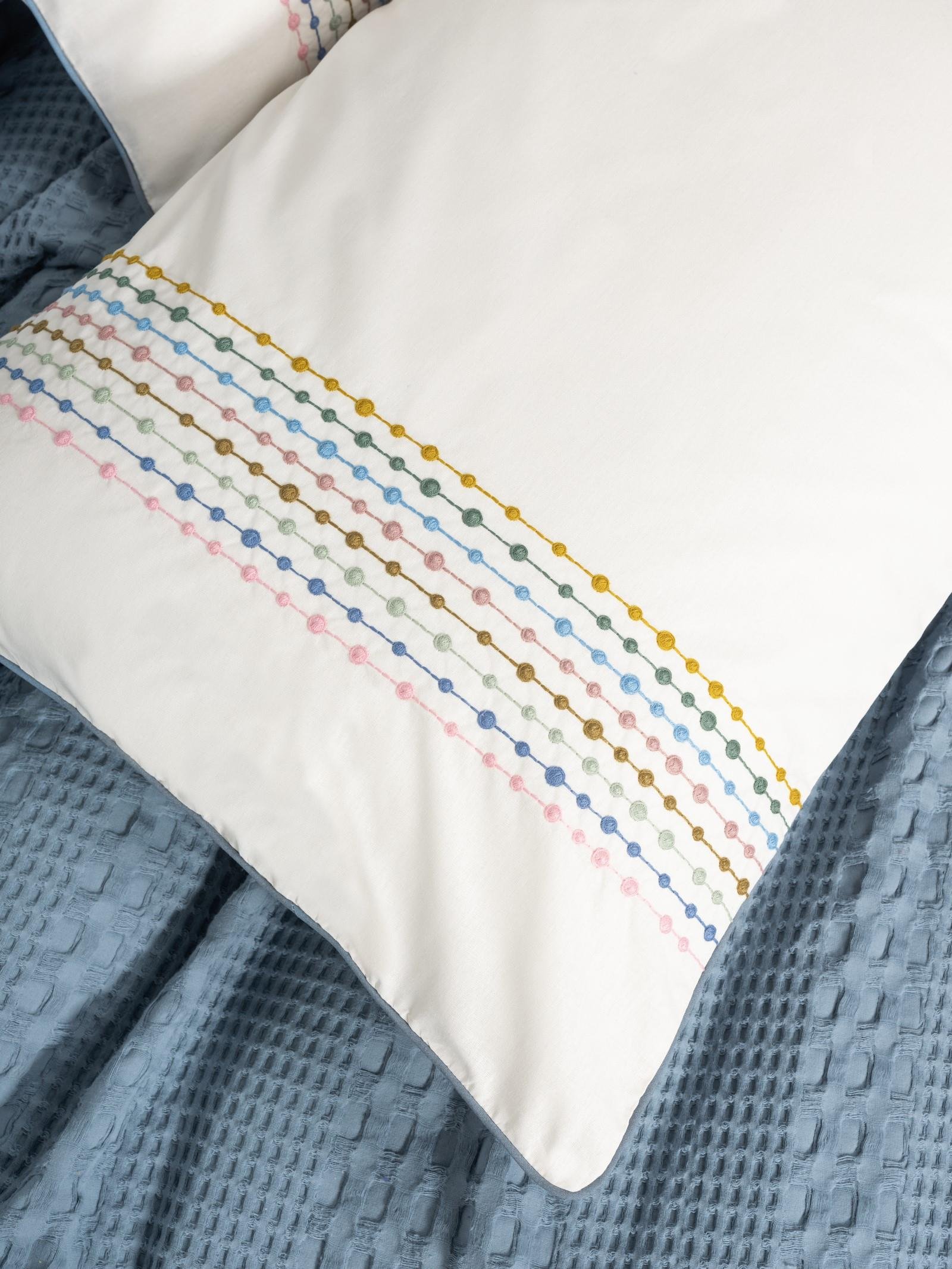 Aura Çift Kişilik Pike Takımı Pebble İndigo