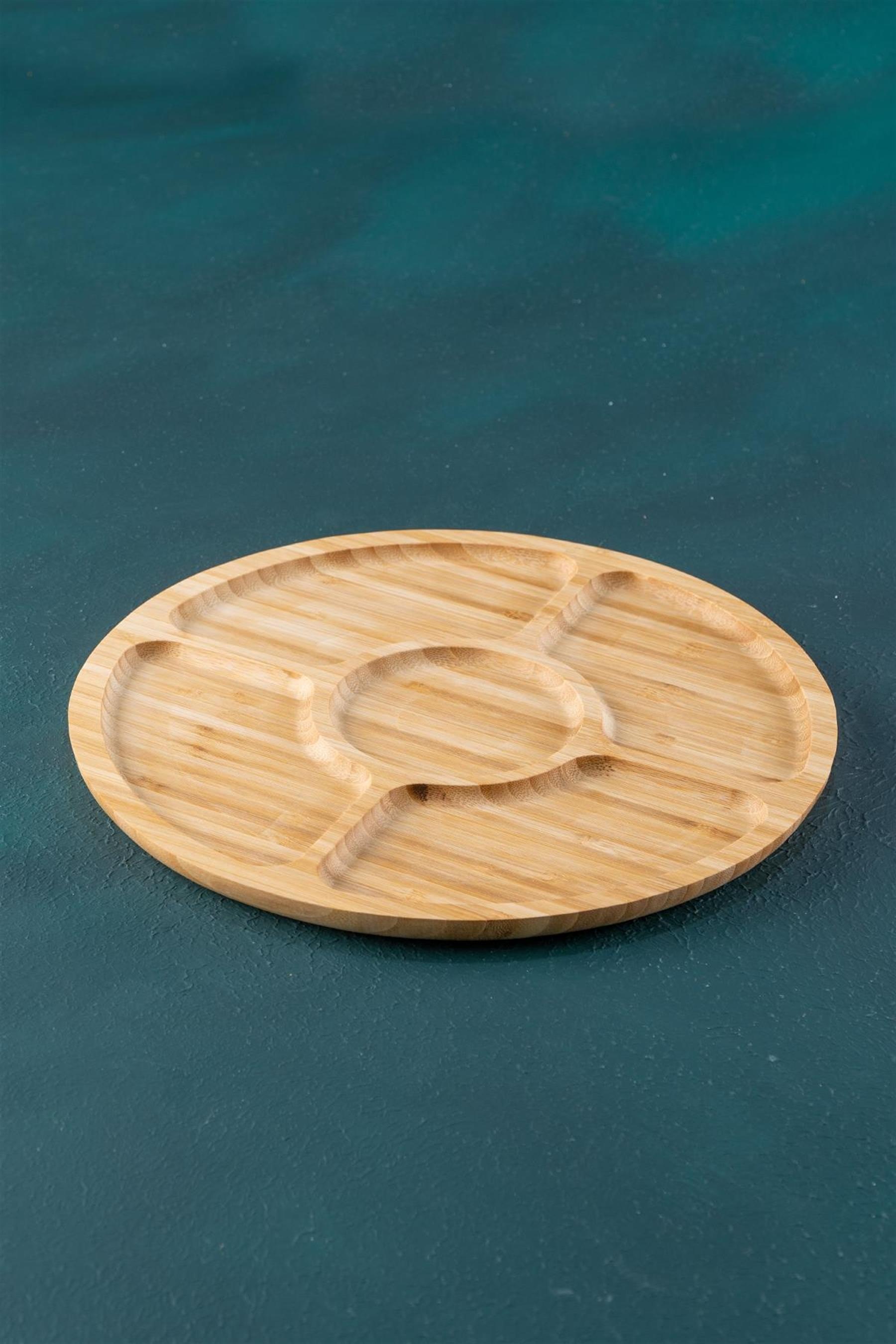 Bambu 5 Bölmeli Sunum & Servis Tabak