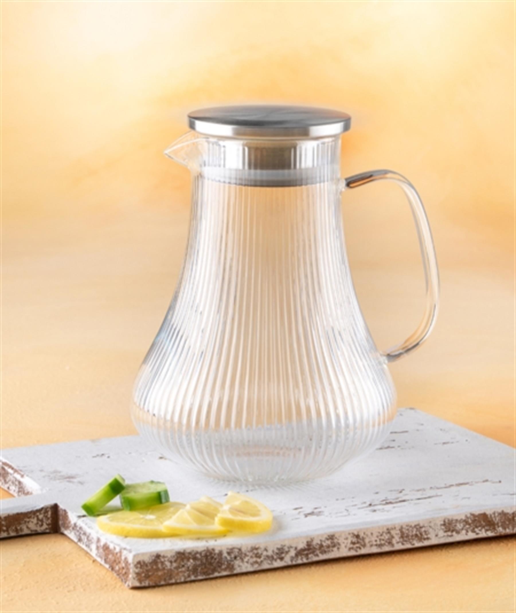 Borosilikat Cam Sürahi - 1500 ML