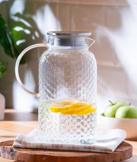 Borosilikat Cam Sürahi - 2150 ML