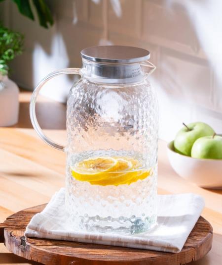 Borosilikat Cam Sürahi - 2150 ML