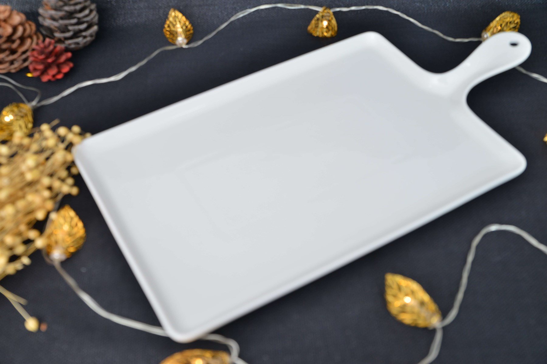 Büyük Boy Porselen Kürek Tabak