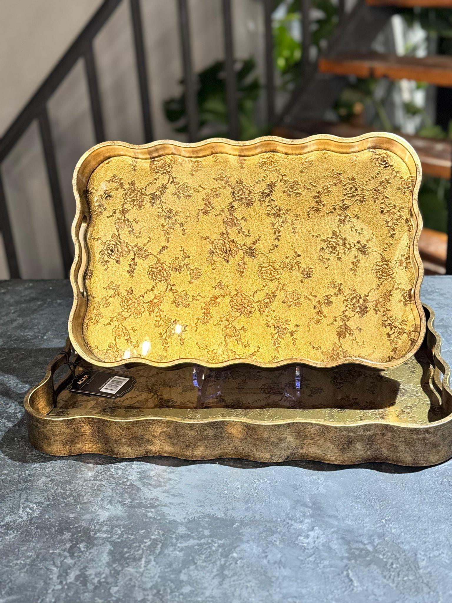 Clea 2 li Cam Tepsi Seti