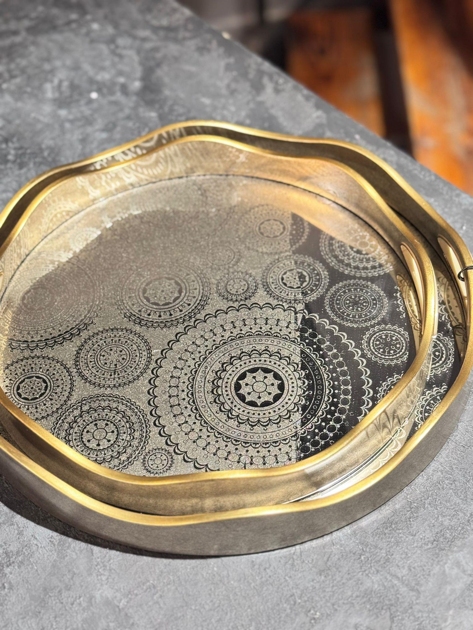 Cora 2 li Cam Tepsi Seti