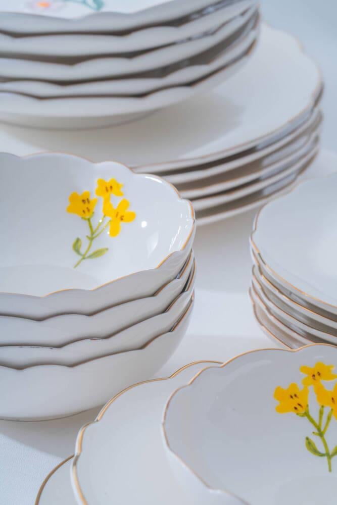 De Santiago 6 Kişilik 24 Parça Porselen Yemek Takımı