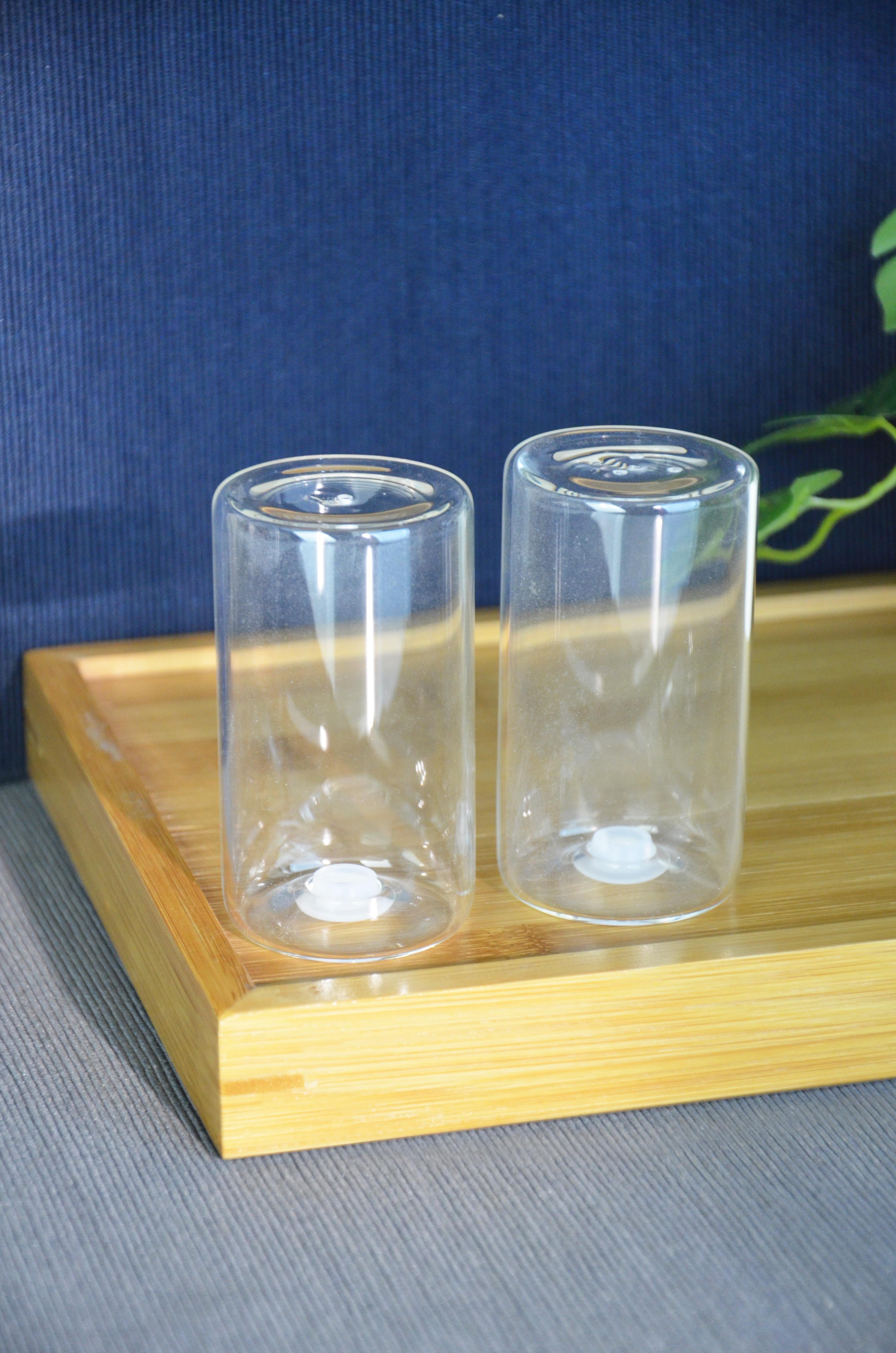 Düz İnce Cam 2 Li Tuzluk / Biberlik Seti