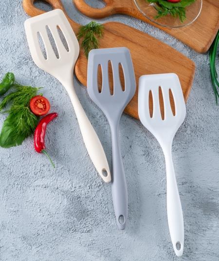 Gri Silikon Spatula - 29 cm / 1 Adet