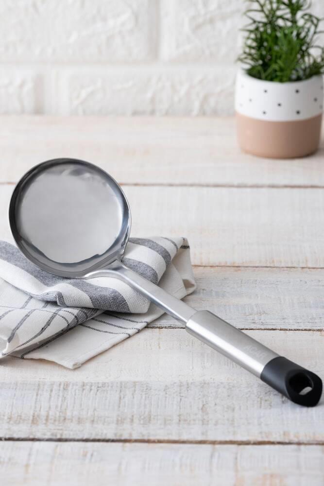 Helix Çelik Kepçe - 33 cm