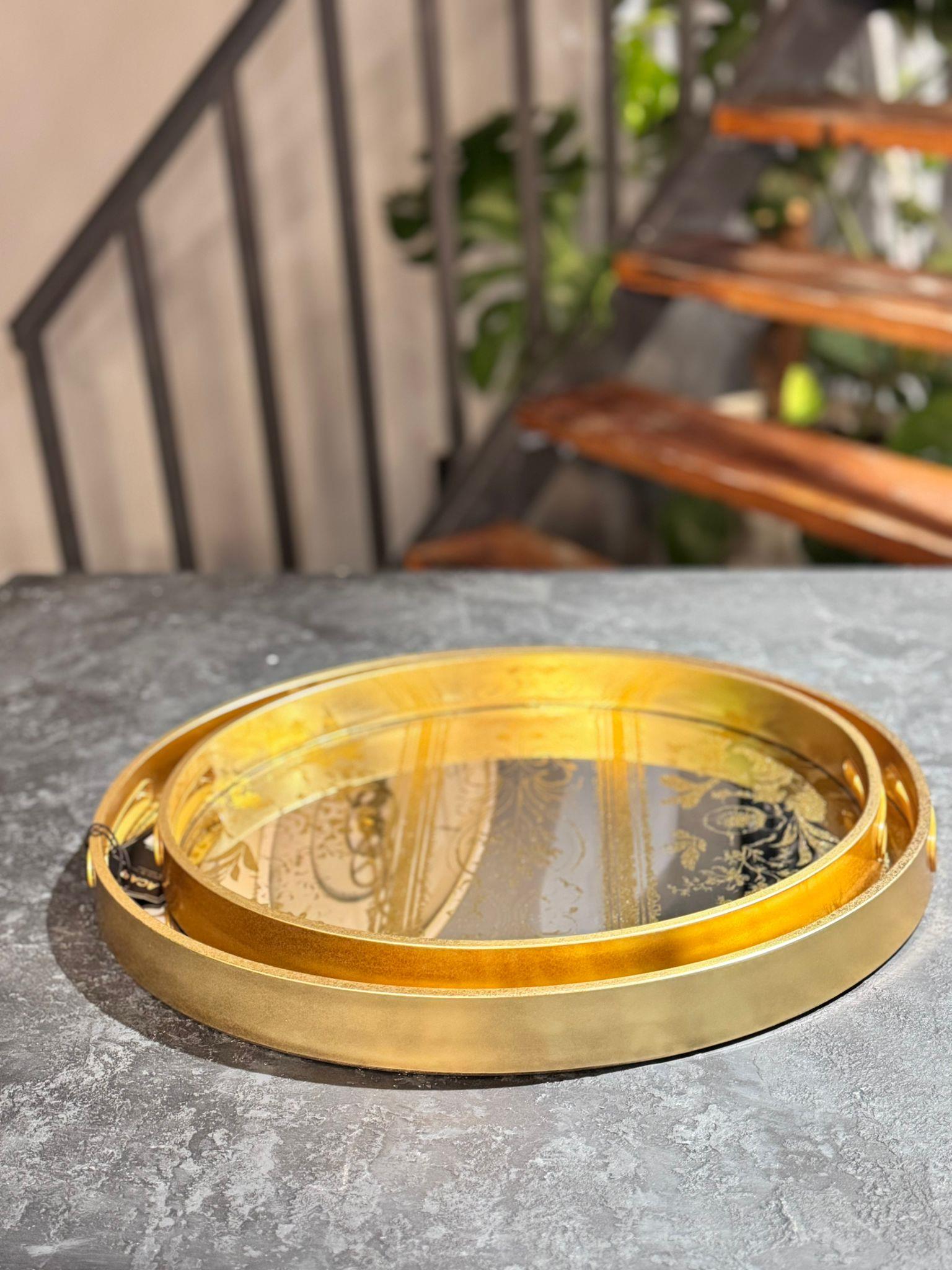 Kaia 2 li Cam Tepsi Seti