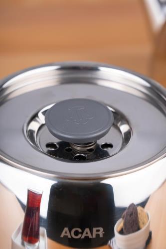 Karat Perla Deluxe Çelik Çaydanlık Takımı - Orta Boy