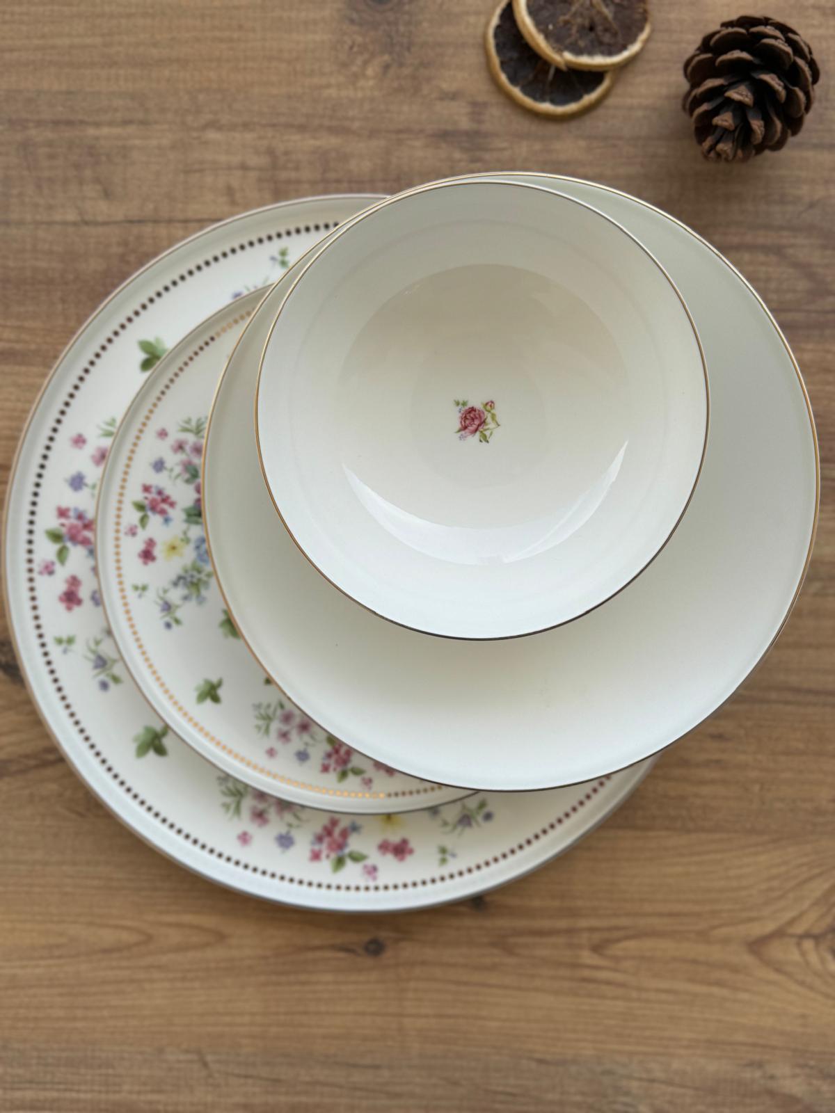 La Plata 6 Kişilik 24 Parça Porselen Yemek Takımı