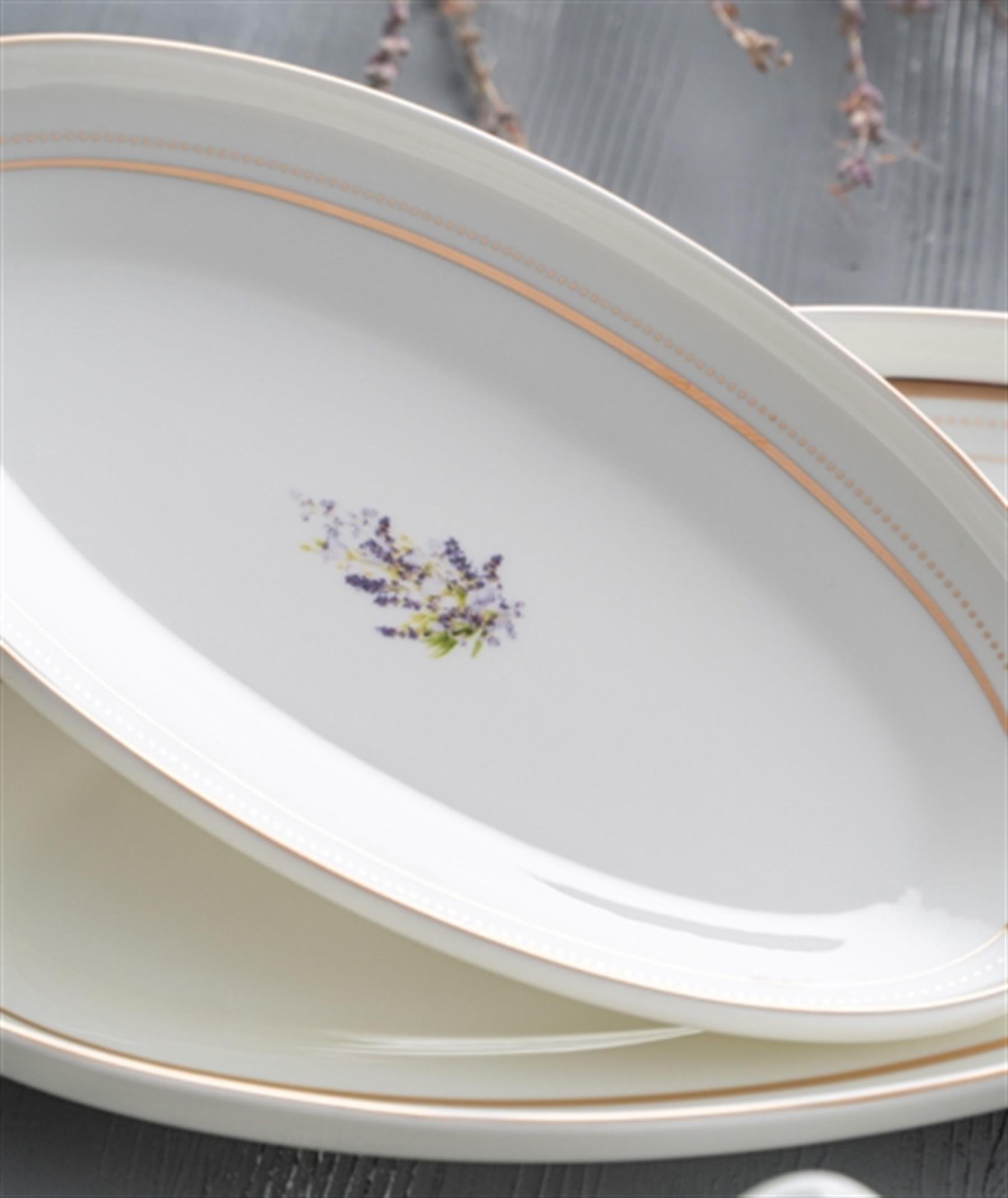 Leona 57 Parça Porselen 12 Kişilik Yemek Takımı