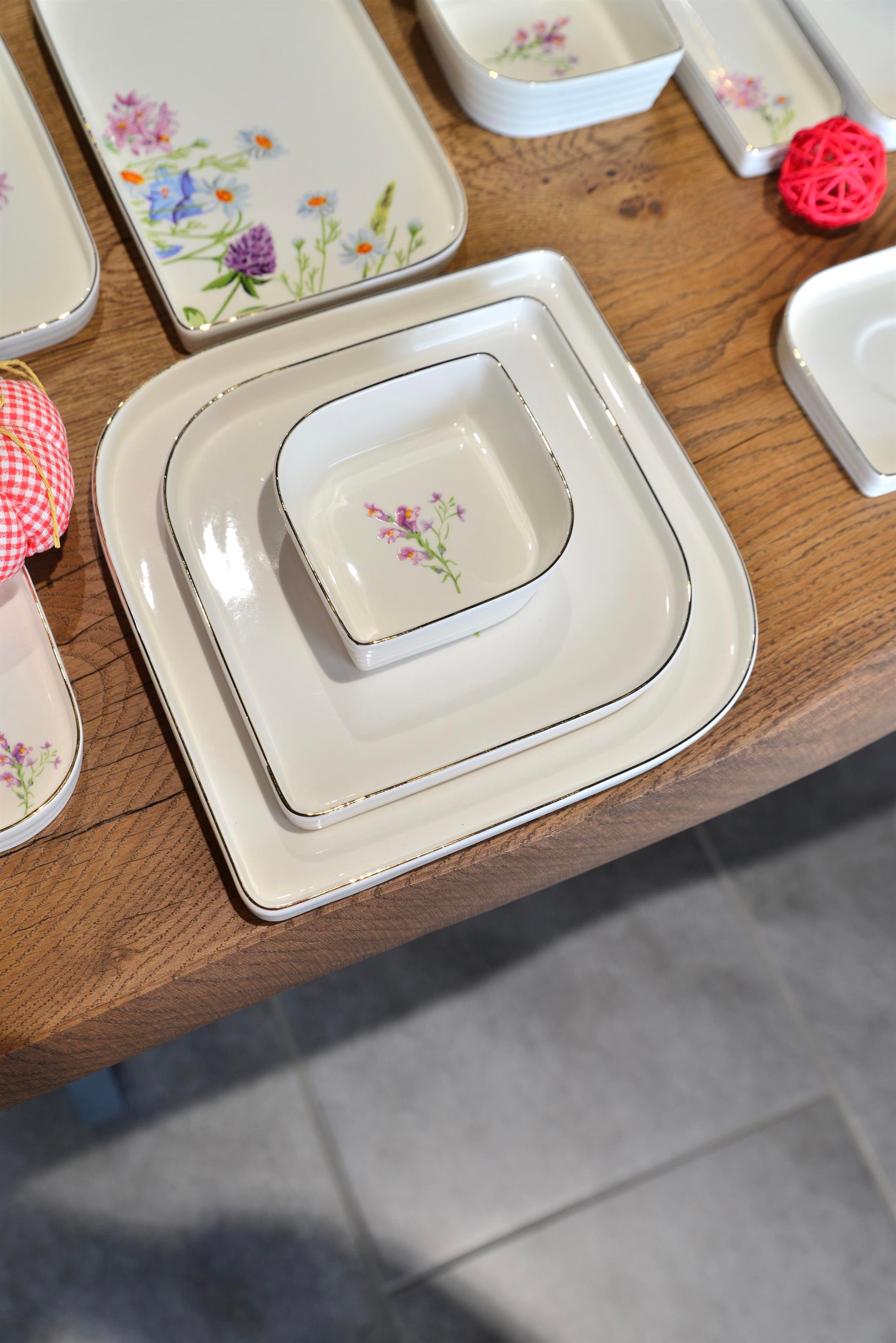 Lilian Bahar 46 Parça Porselen Kahvaltı Takımı