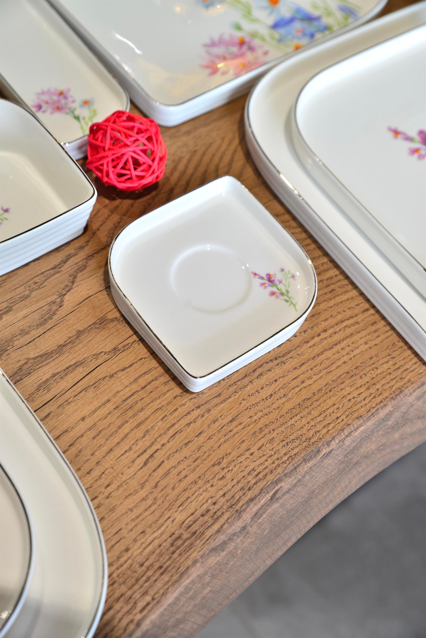 Lilian Bahar 46 Parça Porselen Kahvaltı Takımı